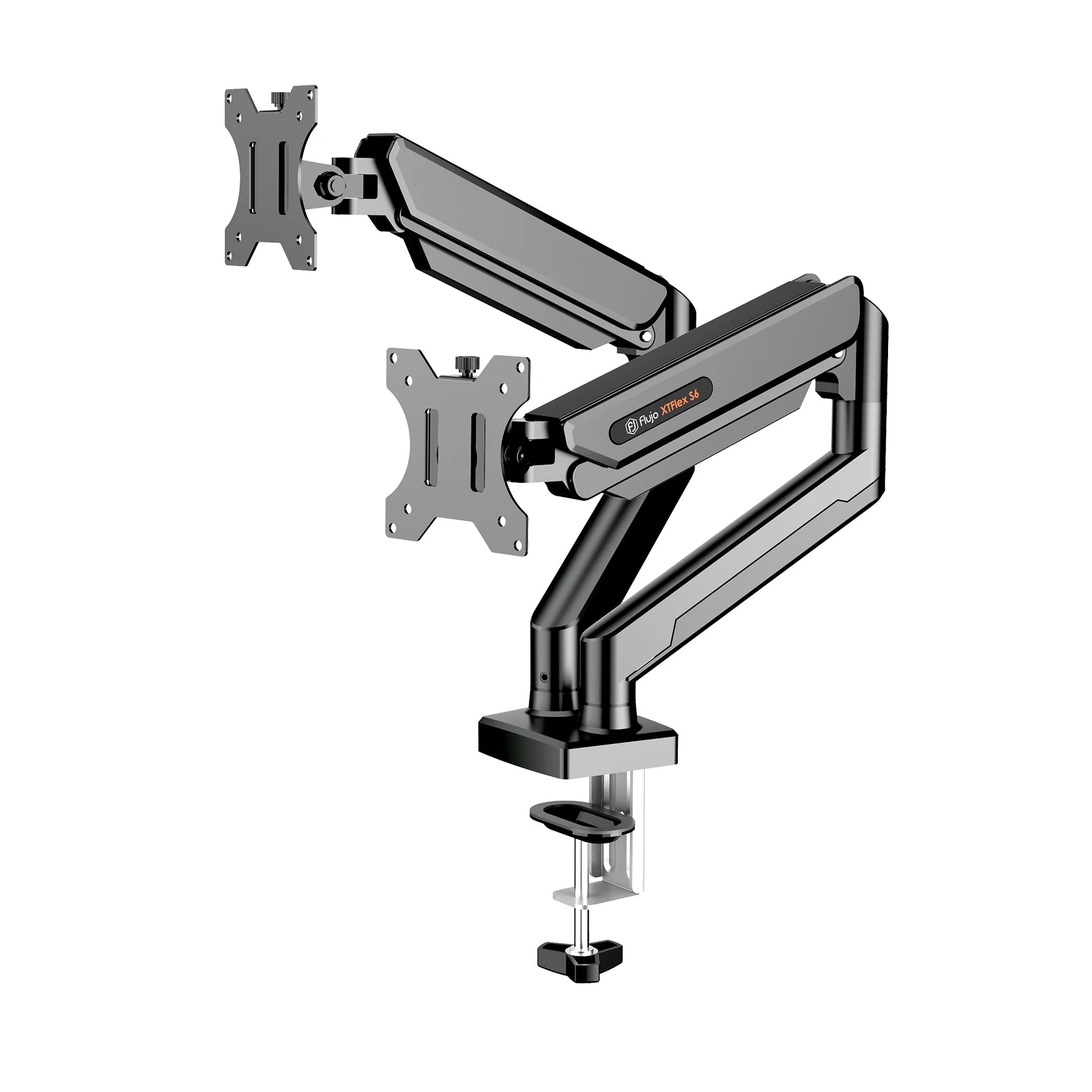 XTFlex S6 Dual Monitor Arm - Adjustable Ergonomic Stand for 13-32 Inch Screens - Perfect for Home Office, Gaming & Workspace Setup
