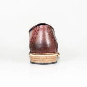 Cavani John Cherry Wine Signature Shoes - Stylish & Comfortable Men's Dress Shoes for Weddings, Parties & Formal Events