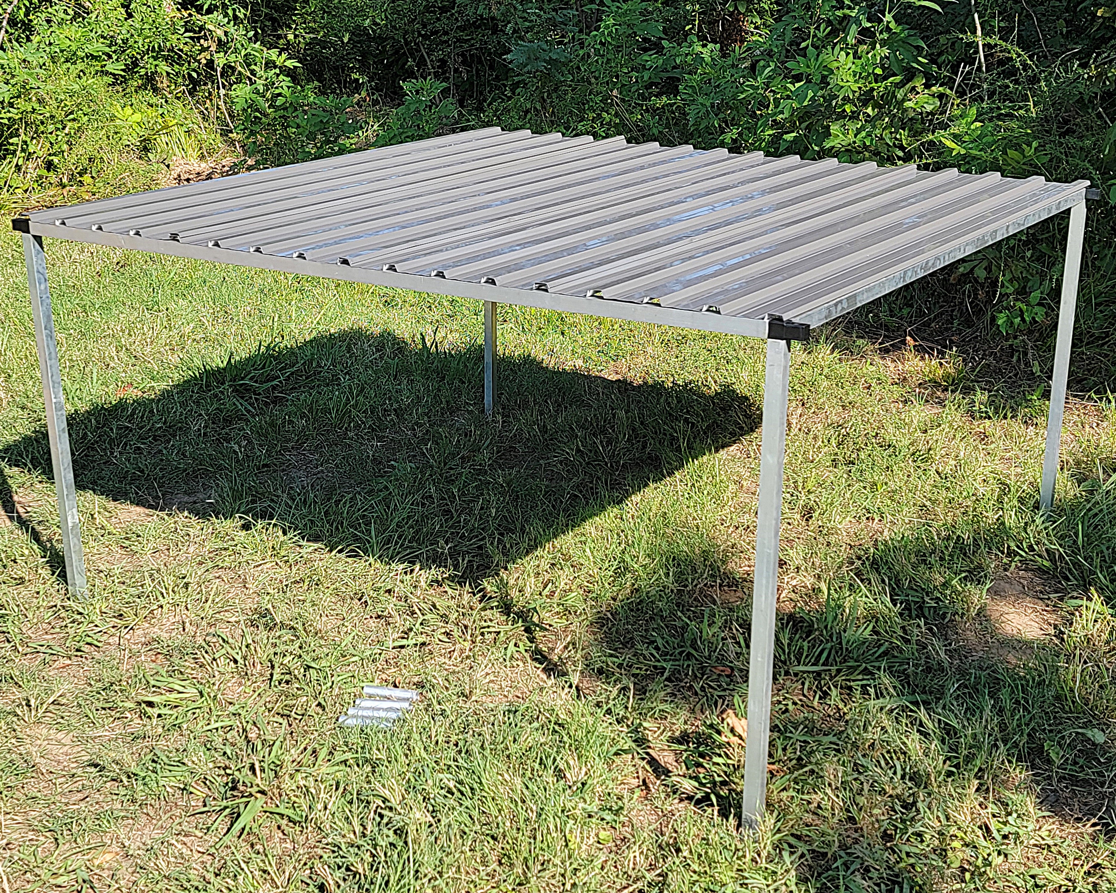 5x5 FT Shade Canopy for Aluminum Panel System - Portable Outdoor Sun Shelter for Patio, Garden, Camping & Beach