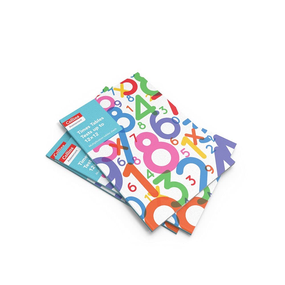 Times Tables Tests Up To 12x12: Collins Assessment Multiplication Practice for Kids | Perfect for Homeschooling & Classroom Learning