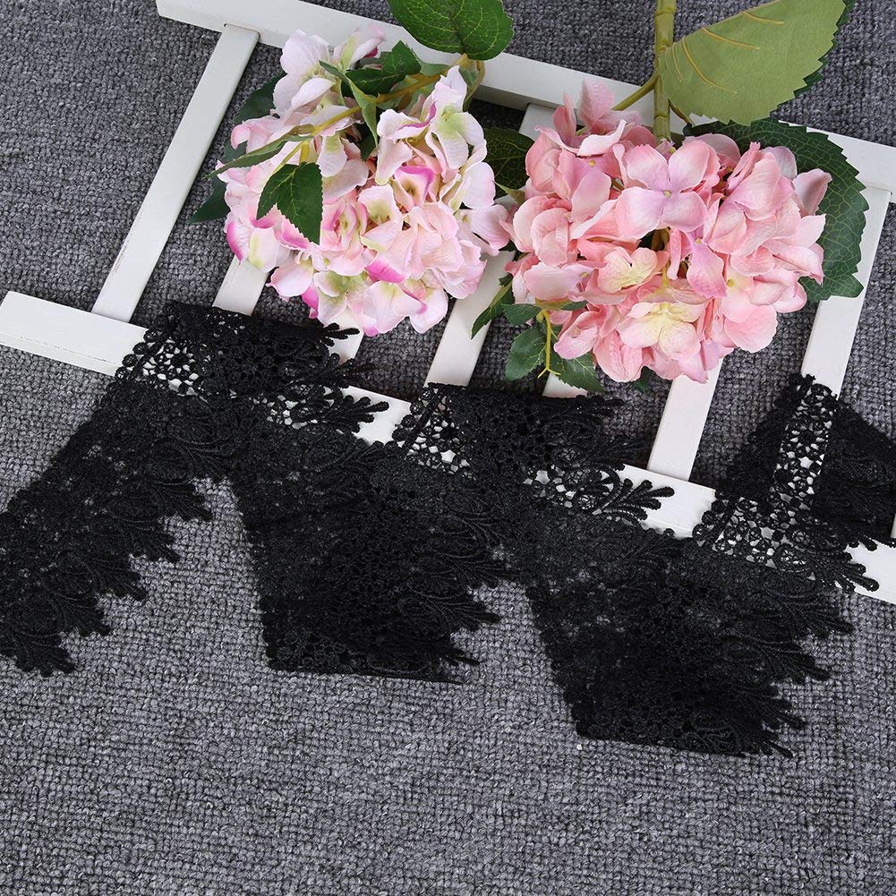 Black DIY Fashion Ribbon for Clothing Decoration - Portable & Beautiful Craft Ribbon for DIY Projects, Gift Wrapping, Hair Accessories & Home Decor