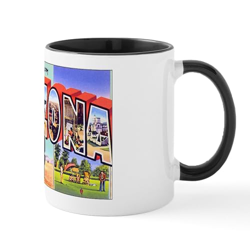 White/Black Inside - Arizona Greetings Mug