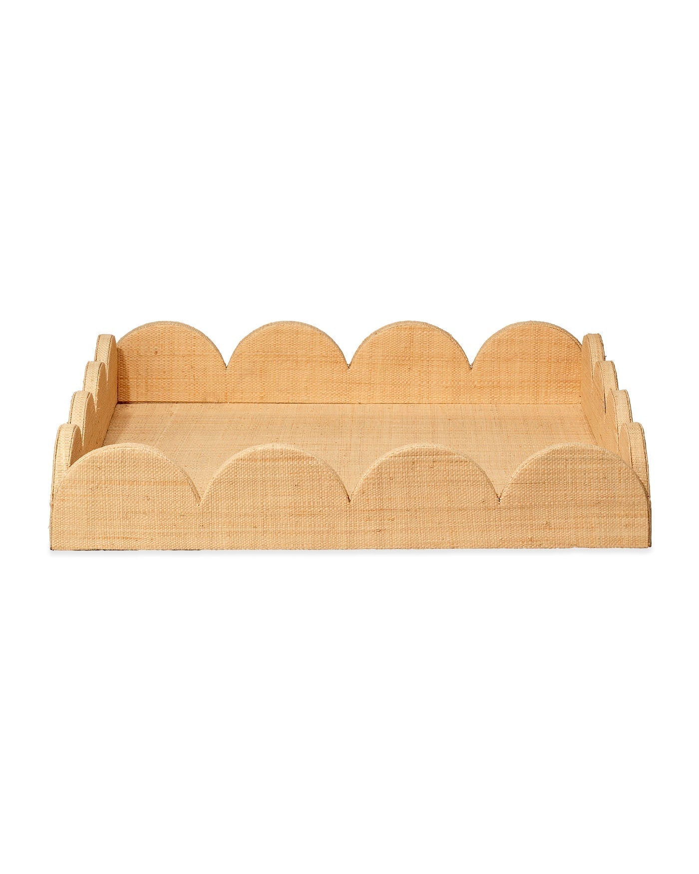 Elegant Wonderland Scalloped Serving Tray - Perfect for Home Decor, Brunch, and Wedding Table Settings