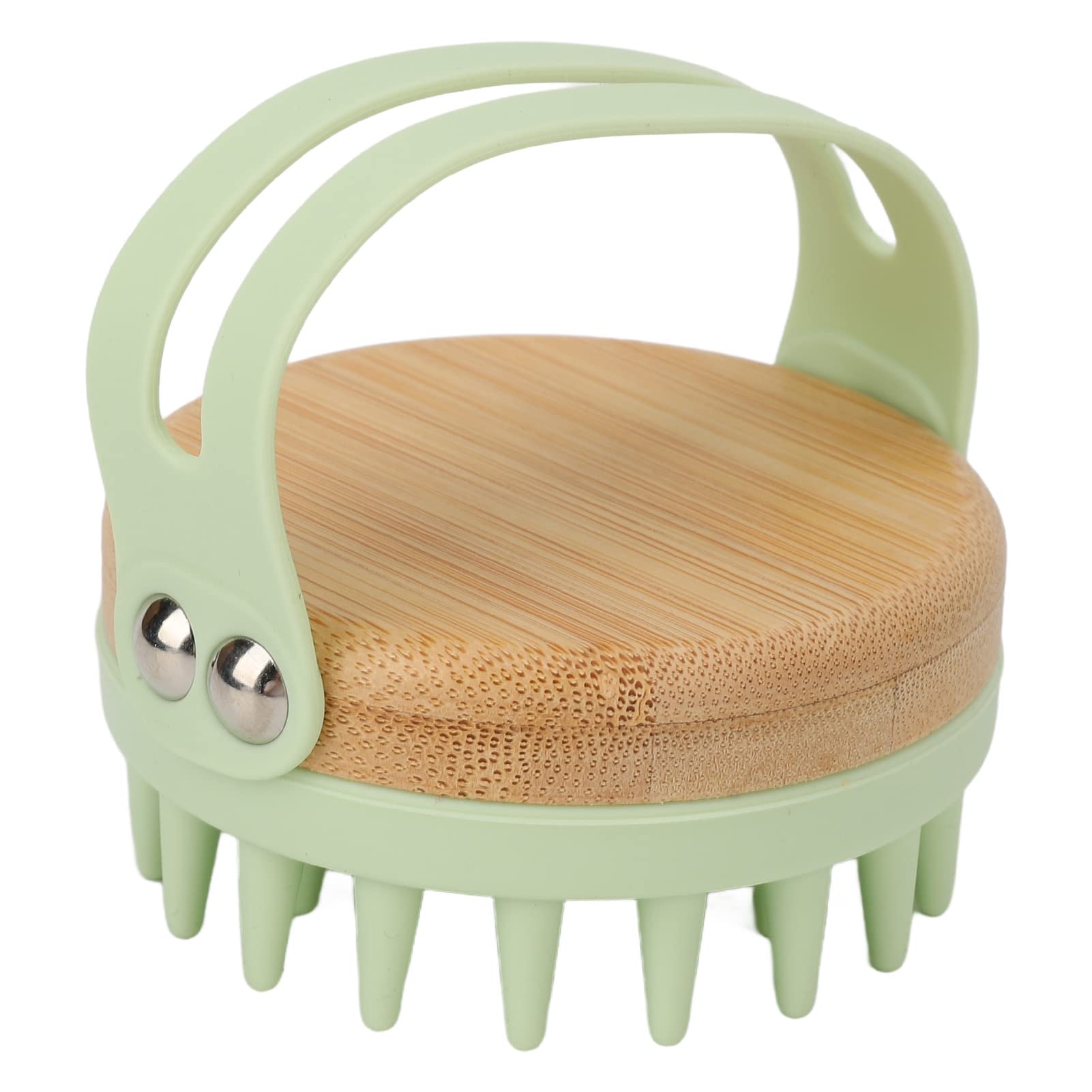 EXCLUZO Silicone Body Brush - Ergonomic Scalp Massager & Exfoliator for Sensitive Skin - Soft Green Shower Scrubber for Adults - Perfect for Relaxing Spa Days & Gentle Skin Care Routines