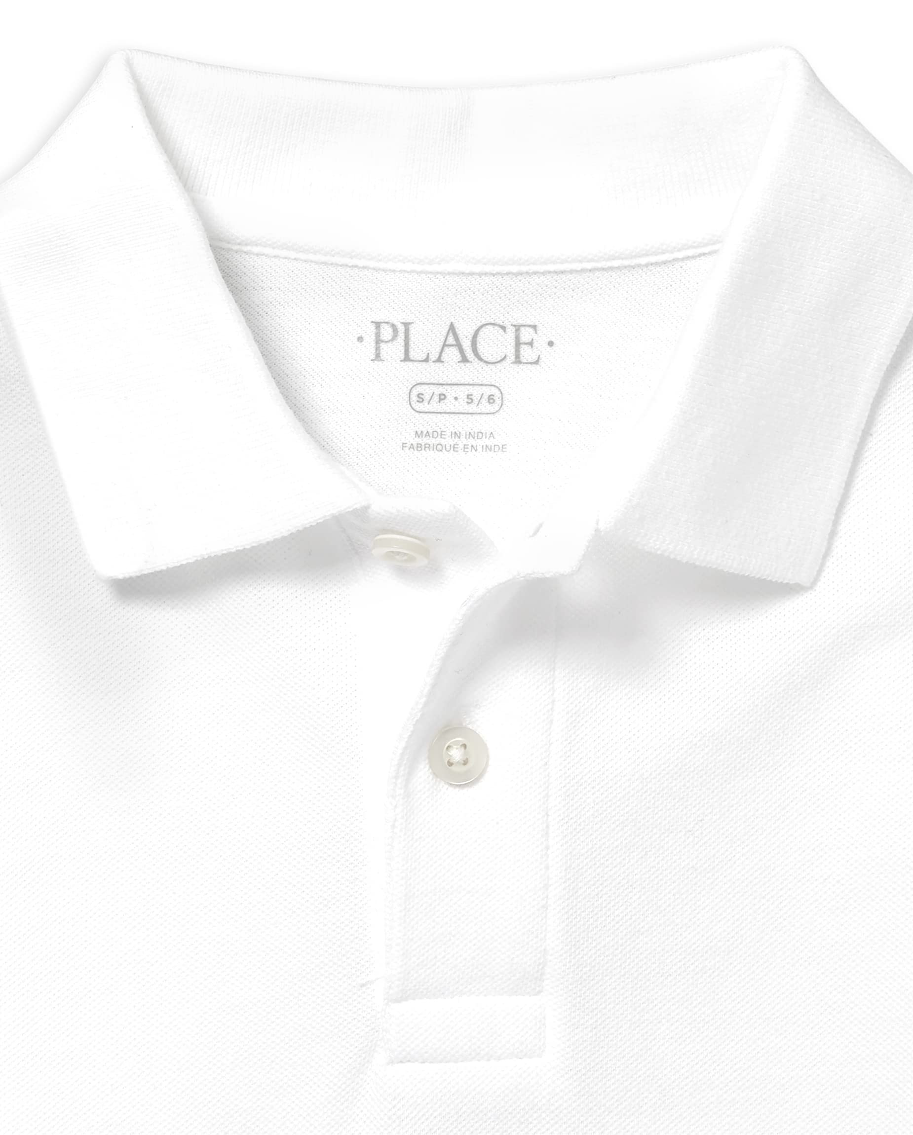 The Children's Place Boys' Long Sleeve Pique Polo Shirt - Comfortable Cotton School Uniform & Casual Wear for Kids