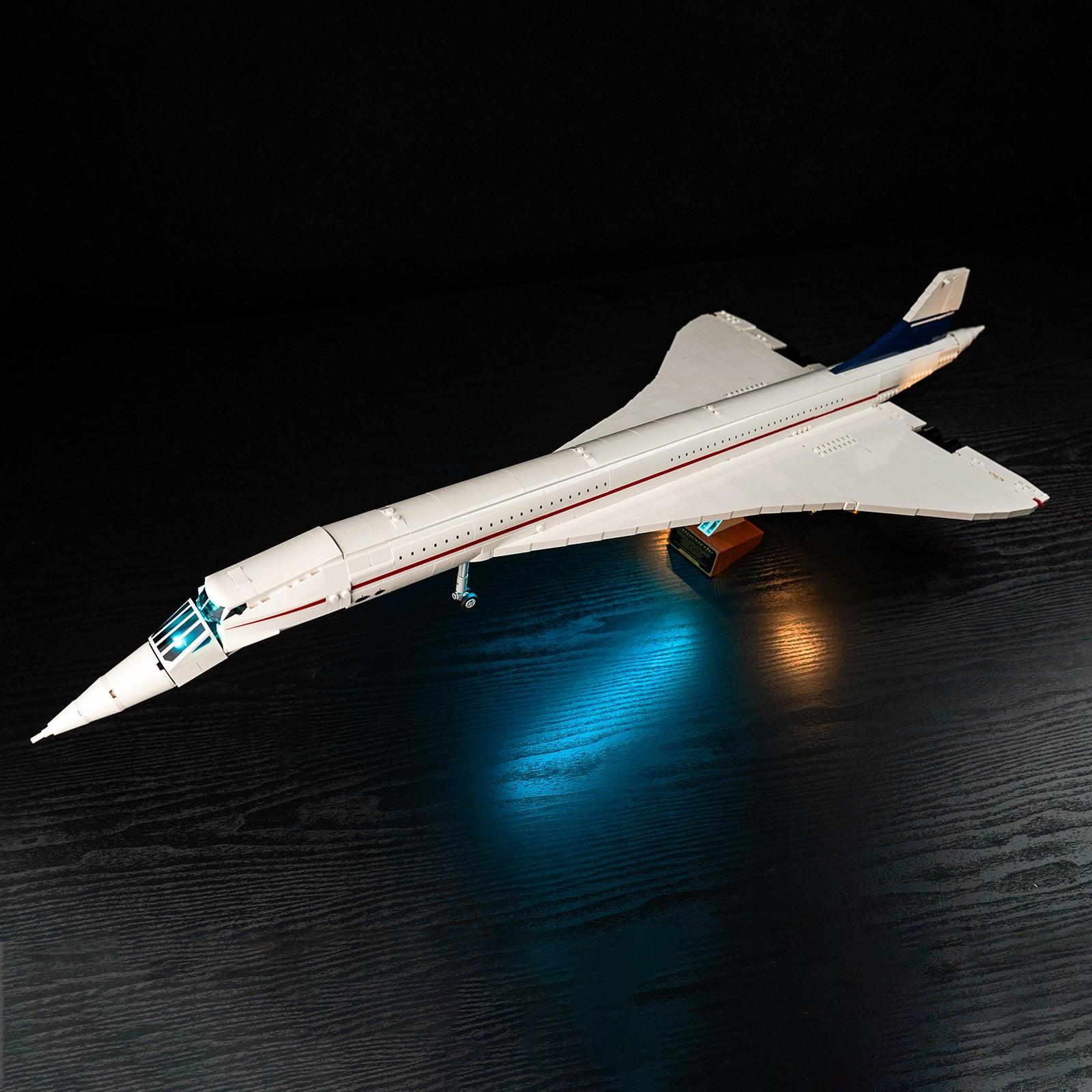 LED Lights Kit for Lego Concorde Icons 10318 - Enhance Your Model with Realistic Lighting Effects | Perfect for Display & Nighttime Play