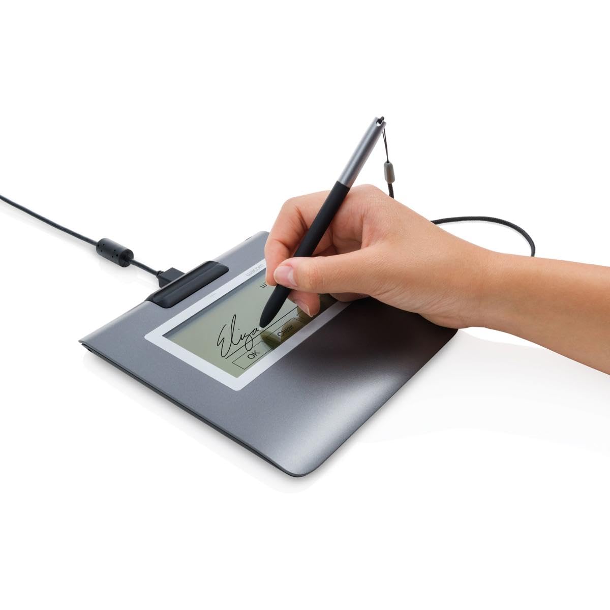 Wacom STU-430 Signature Pad for Digital Signatures - Secure Electronic Signature Capture Device for Business, Banking & Legal Documents