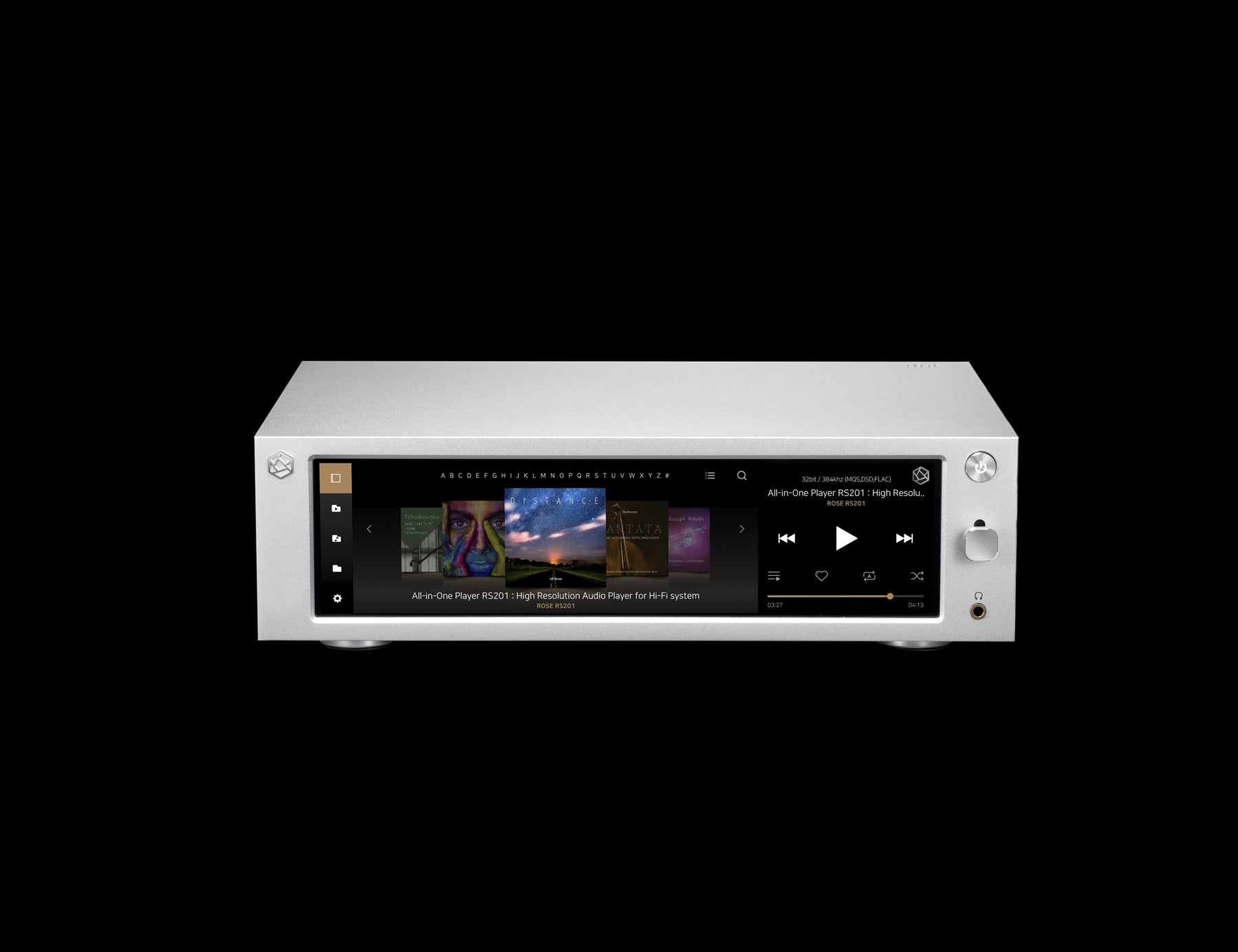 HiFi Rose RS201E High-Fidelity Amplified Media Player & Streamer - Perfect for Home Theater, Audiophile Listening, and Multi-Room Audio Streaming