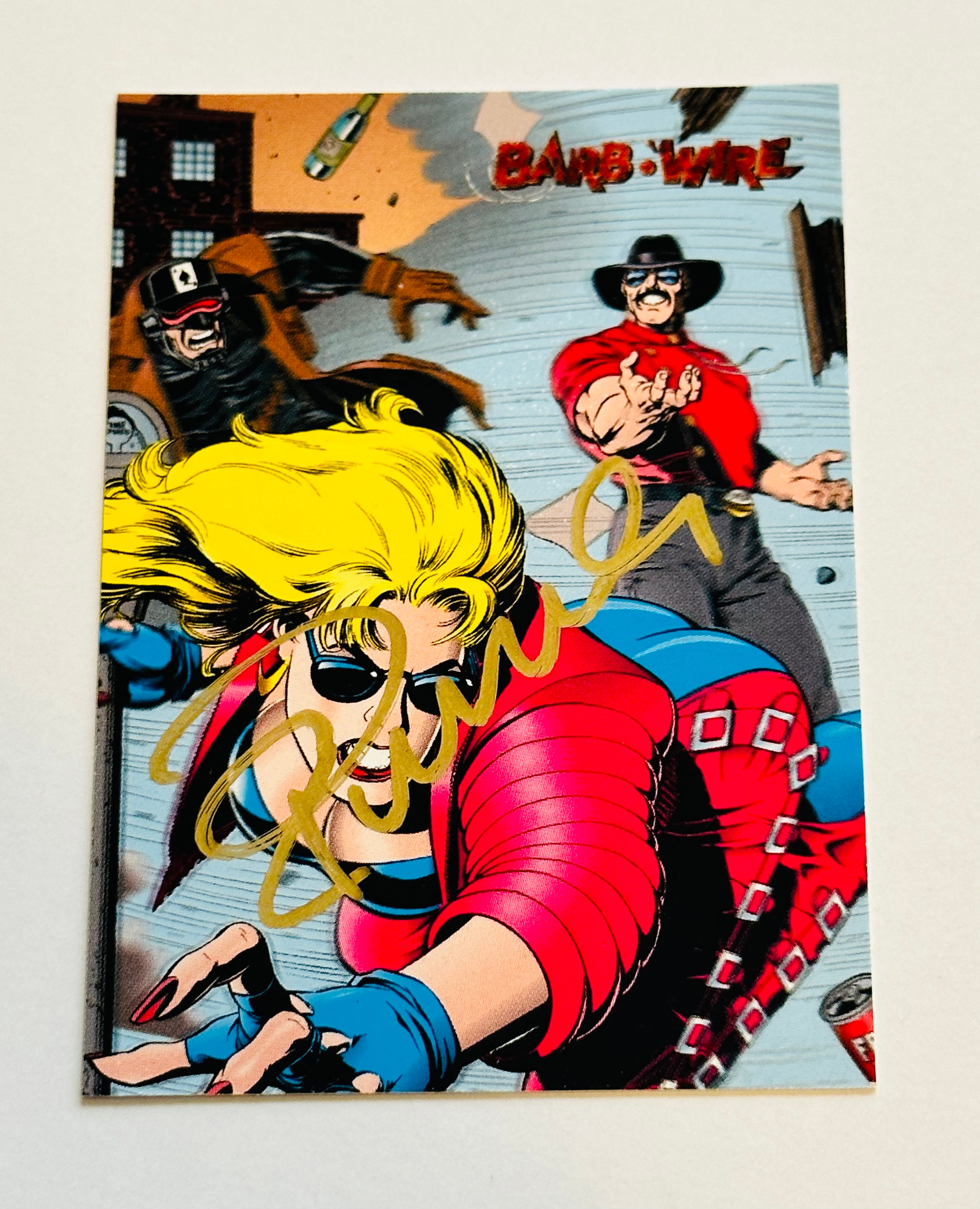Pamela Anderson Autographed Comic Card with COA - Collectible Memorabilia for Fans & Gift Idea