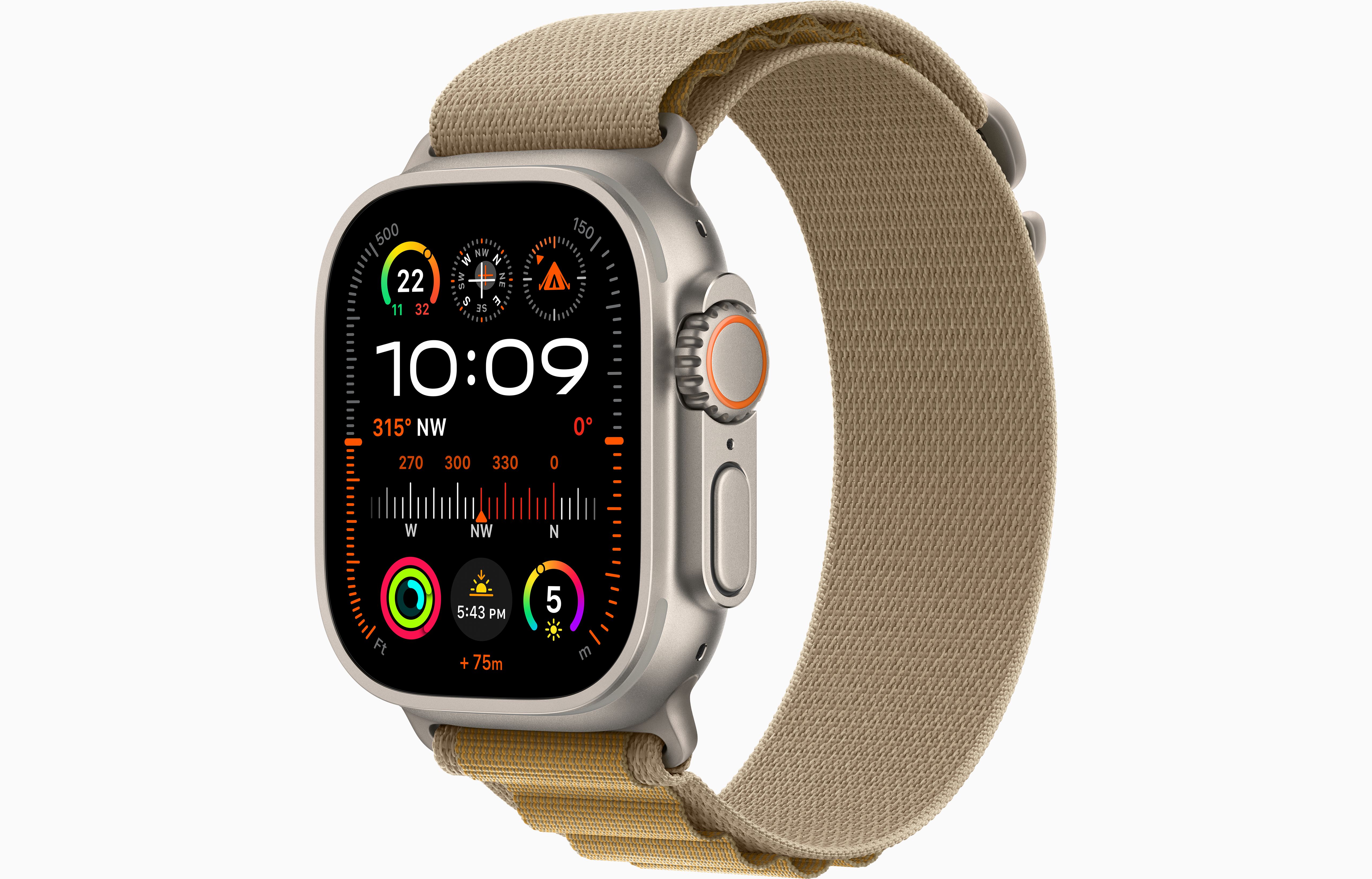 Apple Watch Ultra 2 - GPS + Cellular Smartwatch with Advanced Fitness Tracking & Heart Rate Monitor - Perfect for Outdoor Adventures, Workouts & Daily Wear