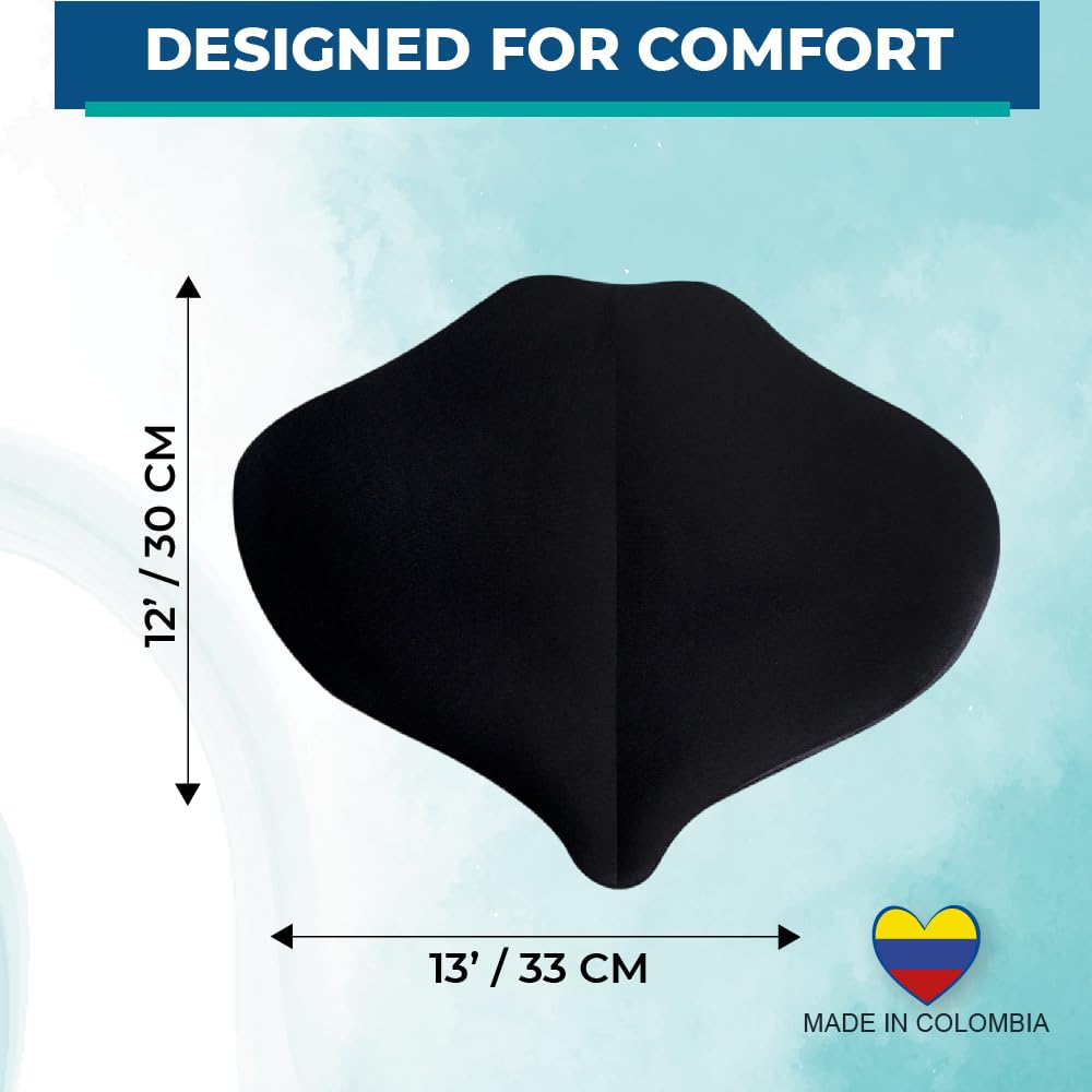 LipoExpress Max Coverage Lumbar Board - Colombian BBL Back Support & Tummy Tuck Recovery Board - Post Surgical Compression Board for Liposuction & Body Contouring - Black - Ideal for Post-Operative Care & Comfort