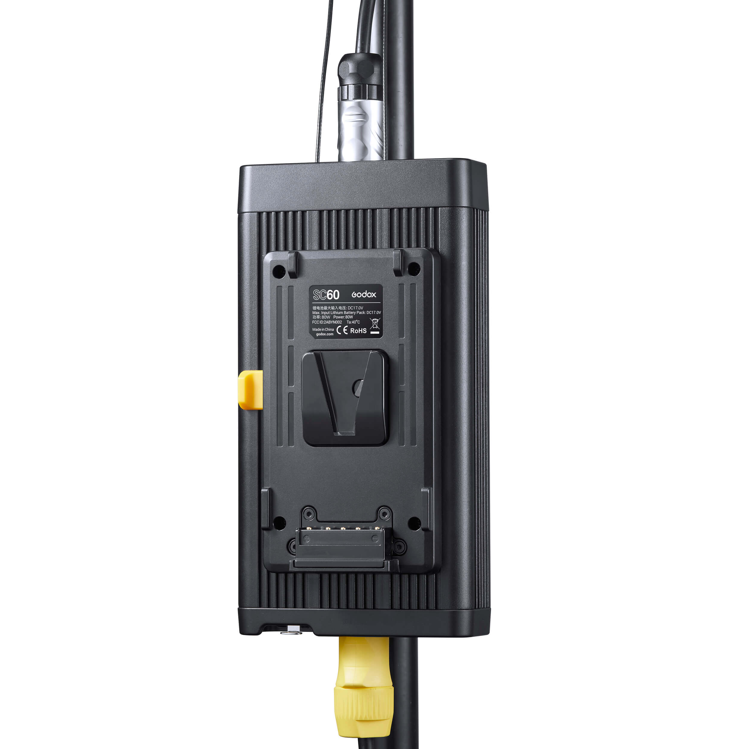60W Daylight Balanced Focusable LED Light - Portable Studio Lighting with Silent Mode for Photography, Videography & Live Streaming