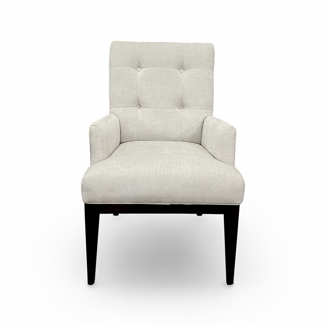 Luxury Upholstered Dining Chairs - Elegant Fabric Armchairs for Formal Dining Room, Kitchen, and Home Decor - Comfortable Seating for Dinner Parties & Family Gatherings