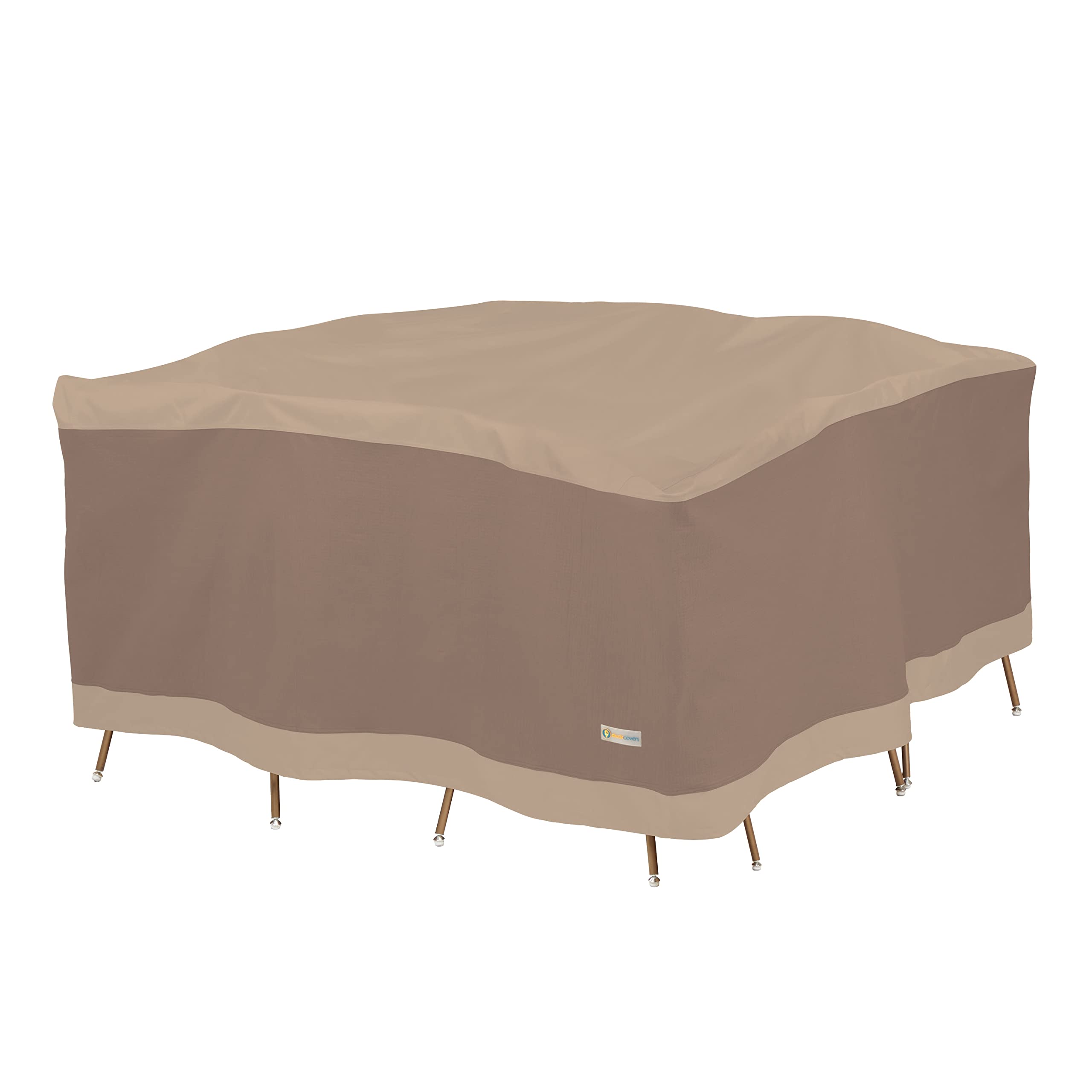 **Duck Covers Elegant Waterproof 76-Inch Square Patio Table & Chair Set Cover – Heavy-Duty Outdoor Furniture Protection for All Seasons – Perfect for Dining, BBQs, and Garden Parties**