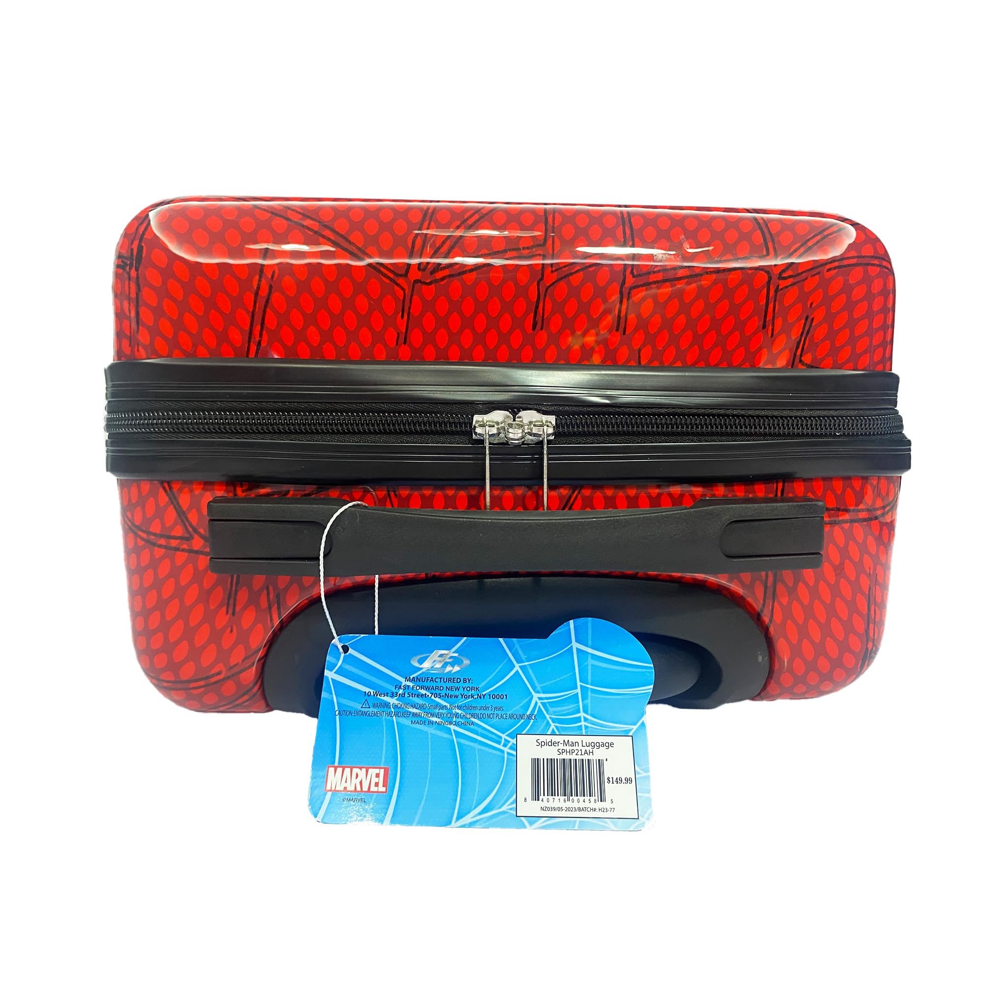Spider-Man Kids Carry-On Luggage 20 Inch Hardside Suitcase - Lightweight Durable Tween Spinner Luggage for Air Travel, School Trips & Sleepovers | Toddler Travel Accessories