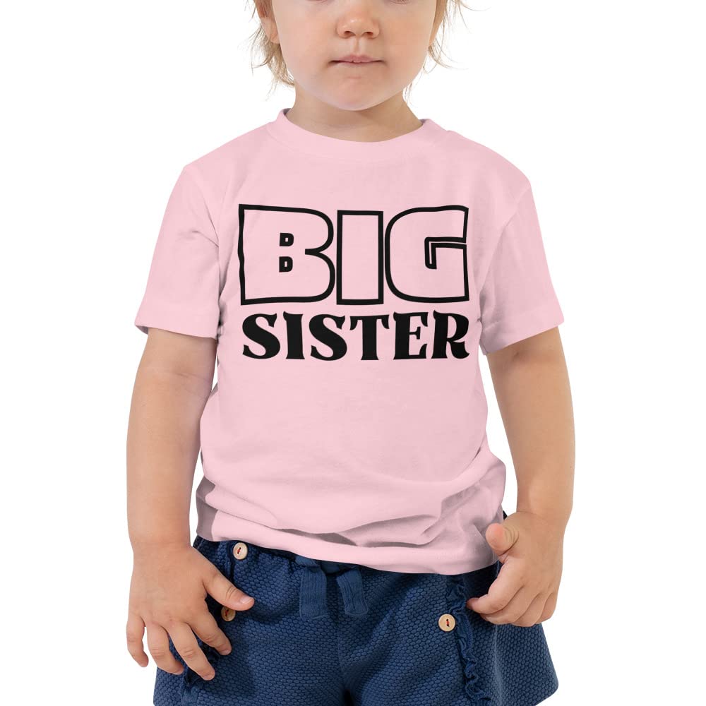 Big Sister Shirt for Toddlers - New Baby Announcement Tee for Family Moments
