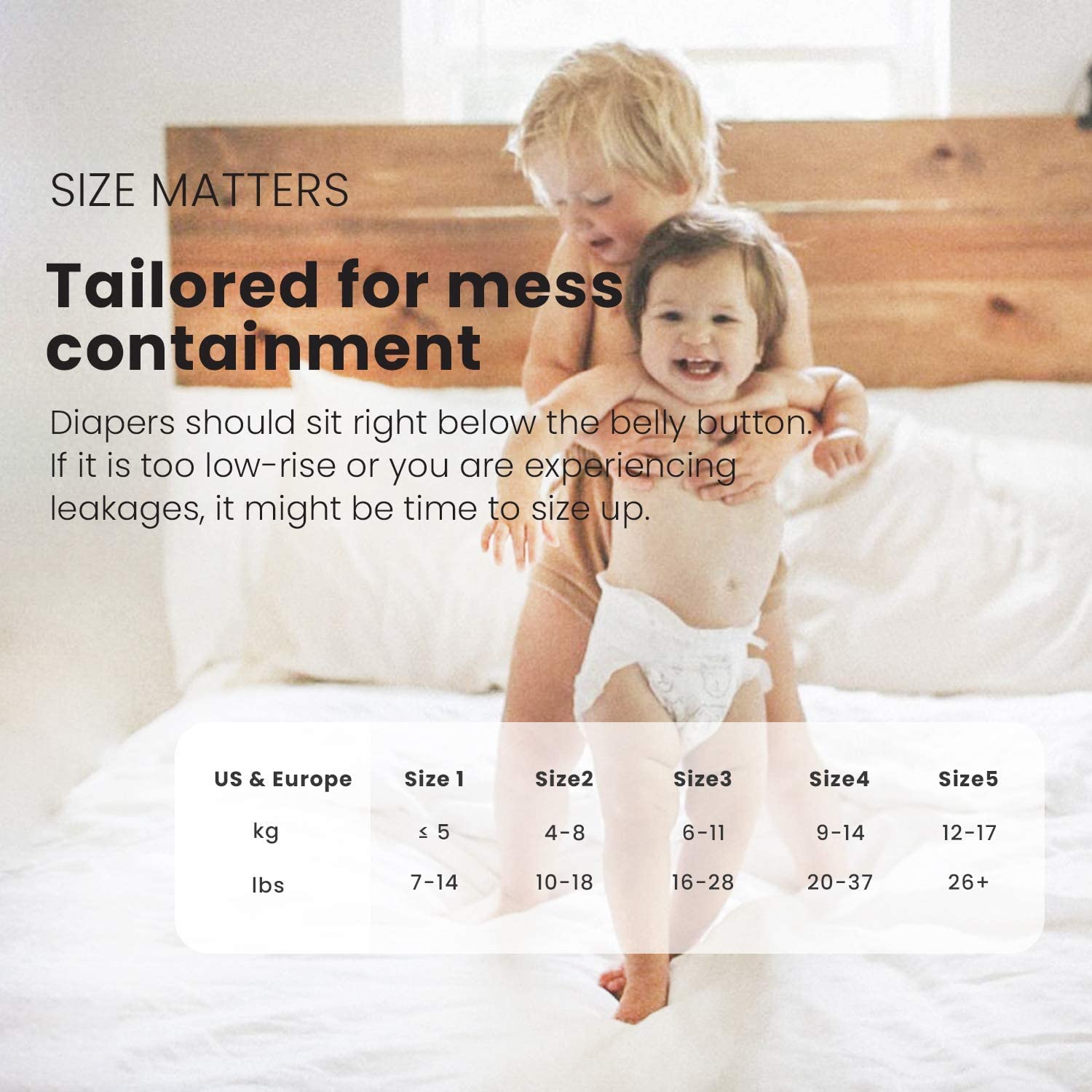 PARASOL Clear+Dry Disposable Diapers for Babies | Size 5 (26+ lbs) 96 Count | RashShield Protection, Leakproof & Hypoallergenic | Perfect for Overnight Use, Travel & Daycare