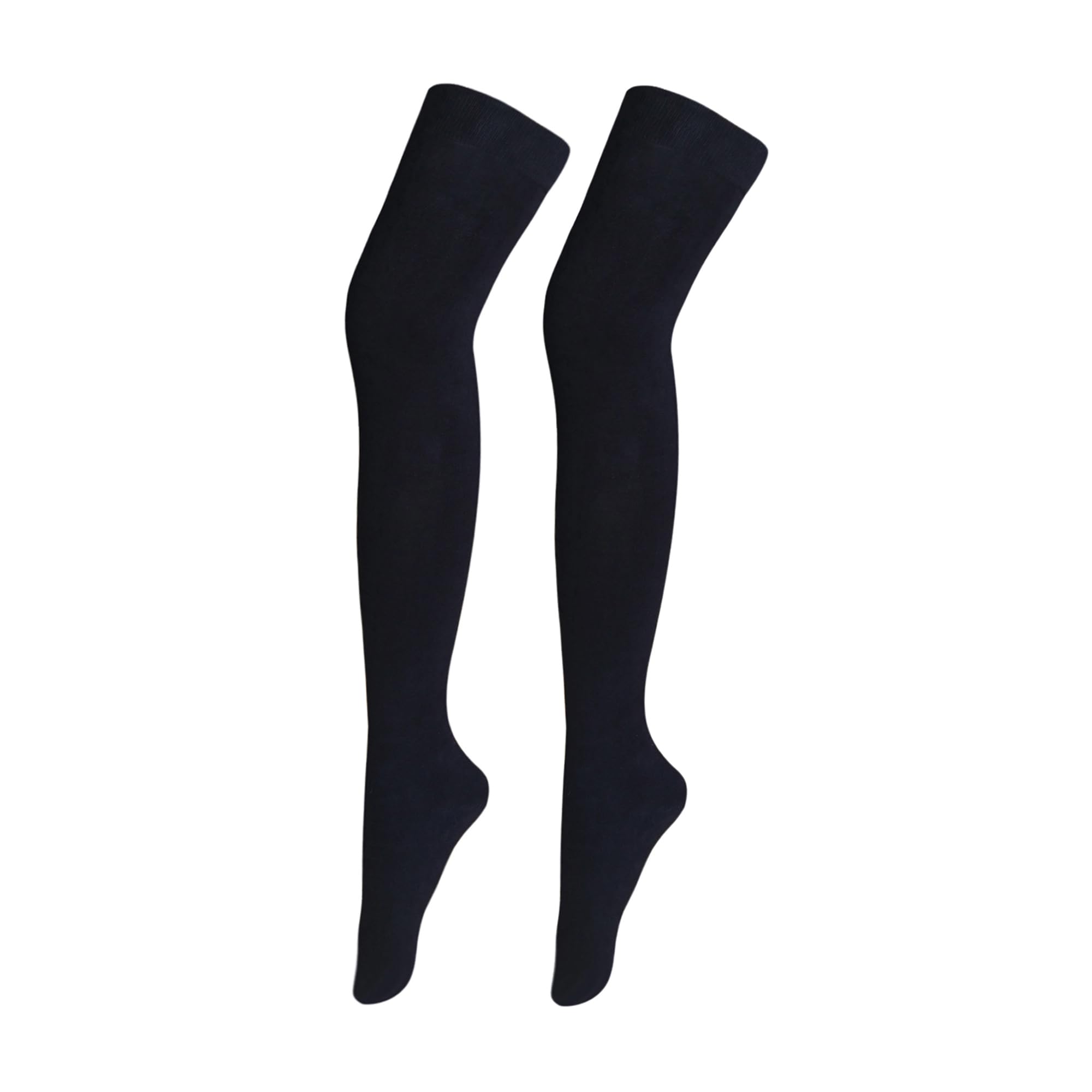 Bestjybt Women's Thigh High Socks - Cotton Warm Over The Knee Socks, Long Boot Stockings & Leg Warmers for Winter, Fall Fashion & Outdoor Activities