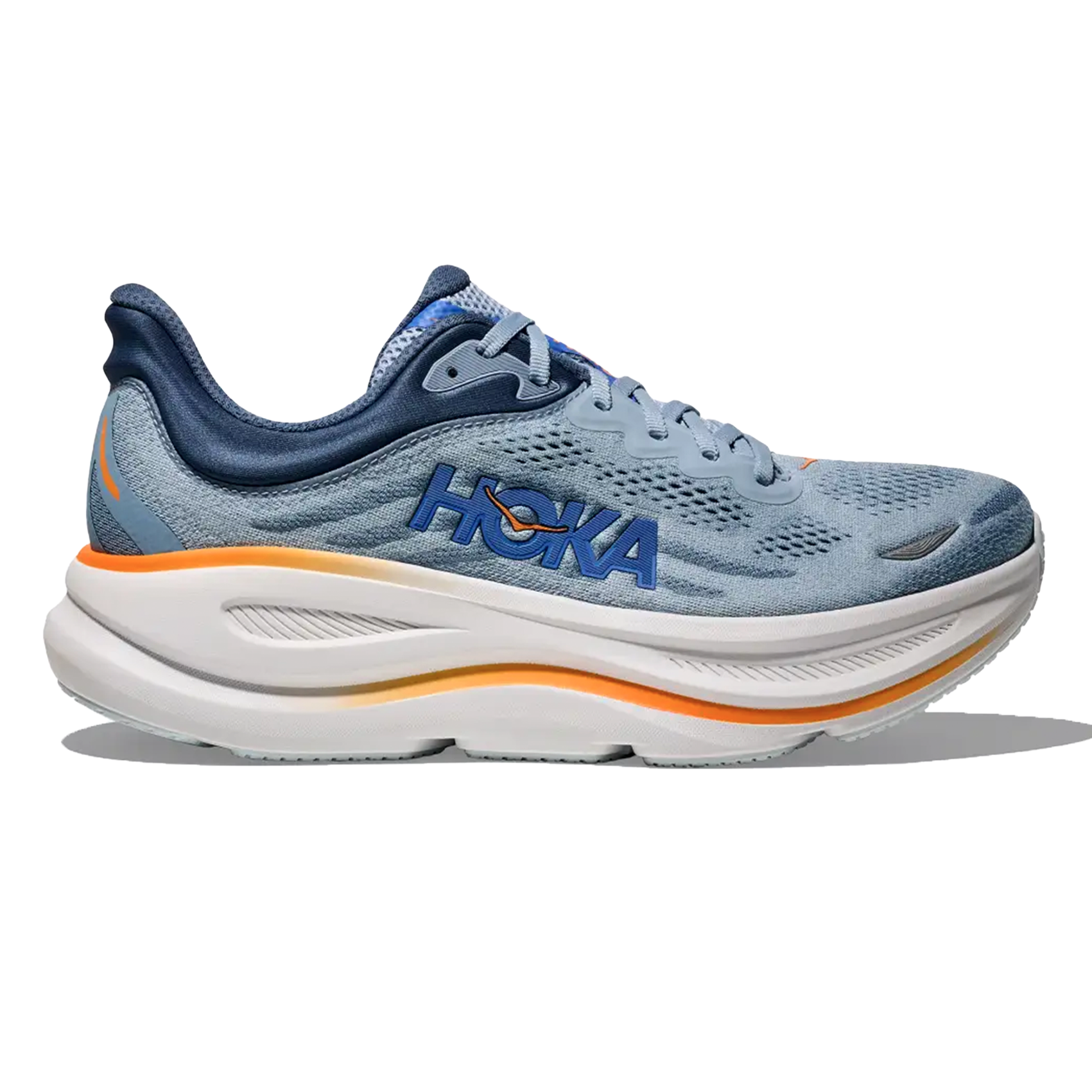 HOKA Bondi 9 Men's Running Shoes - Cushioned Comfort for Long Distance & Marathon Training - Perfect for Road Running, Jogging, and Everyday Wear