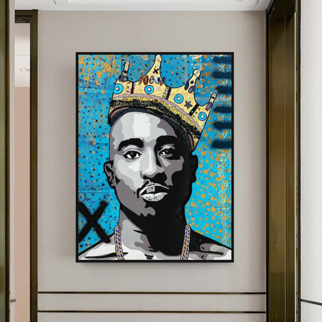 Tupac Poster - Authentic Music Memorabilia & Hip Hop Collectibles for Fans - Perfect for Bedroom, Office & Man Cave Decor