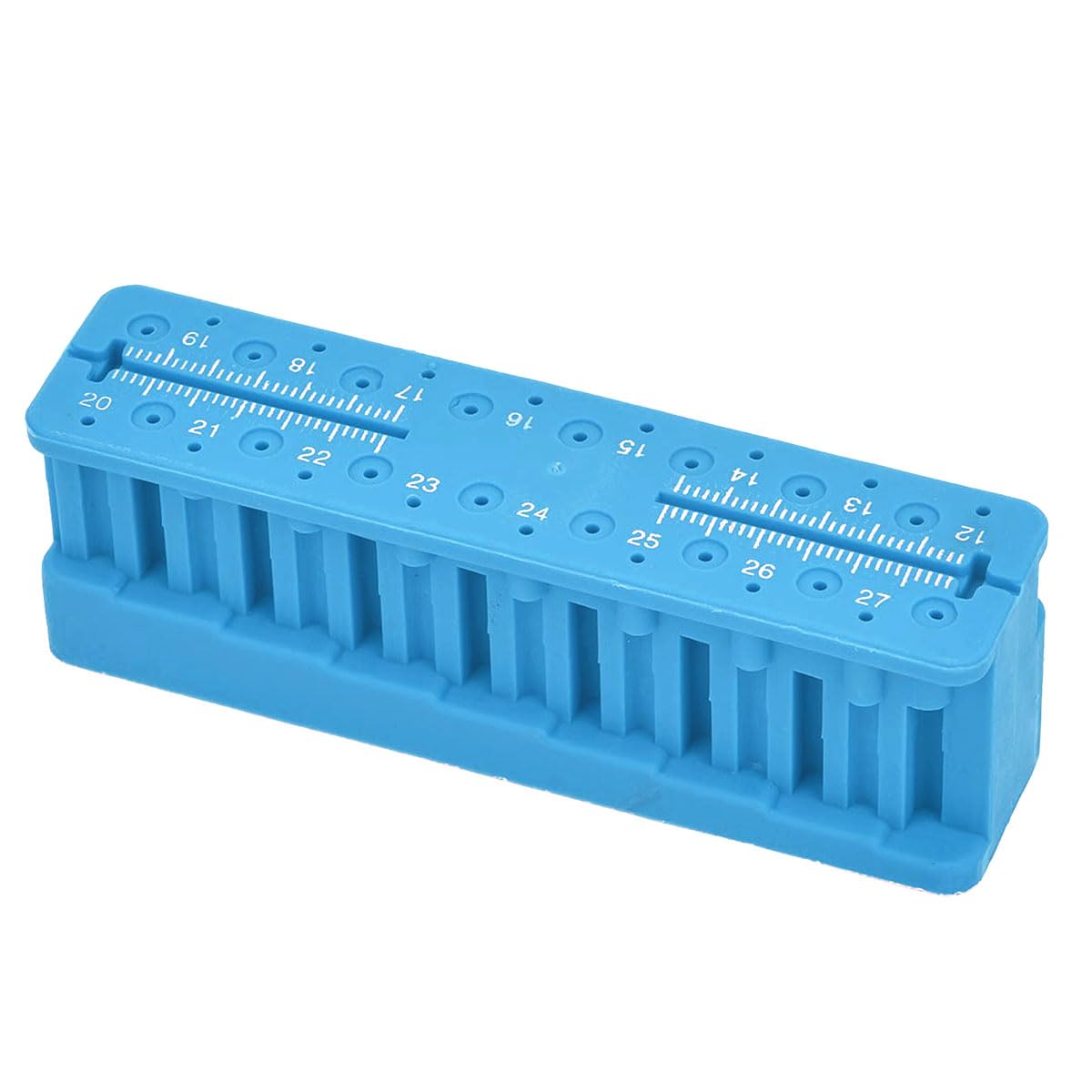 Autoclaveable Endodontic File Holder with Measuring Ruler - Dental Measuring Tools for Root Canal Procedures (A-Upside Measure) - Perfect for Dentists, Endodontists & Dental Clinics