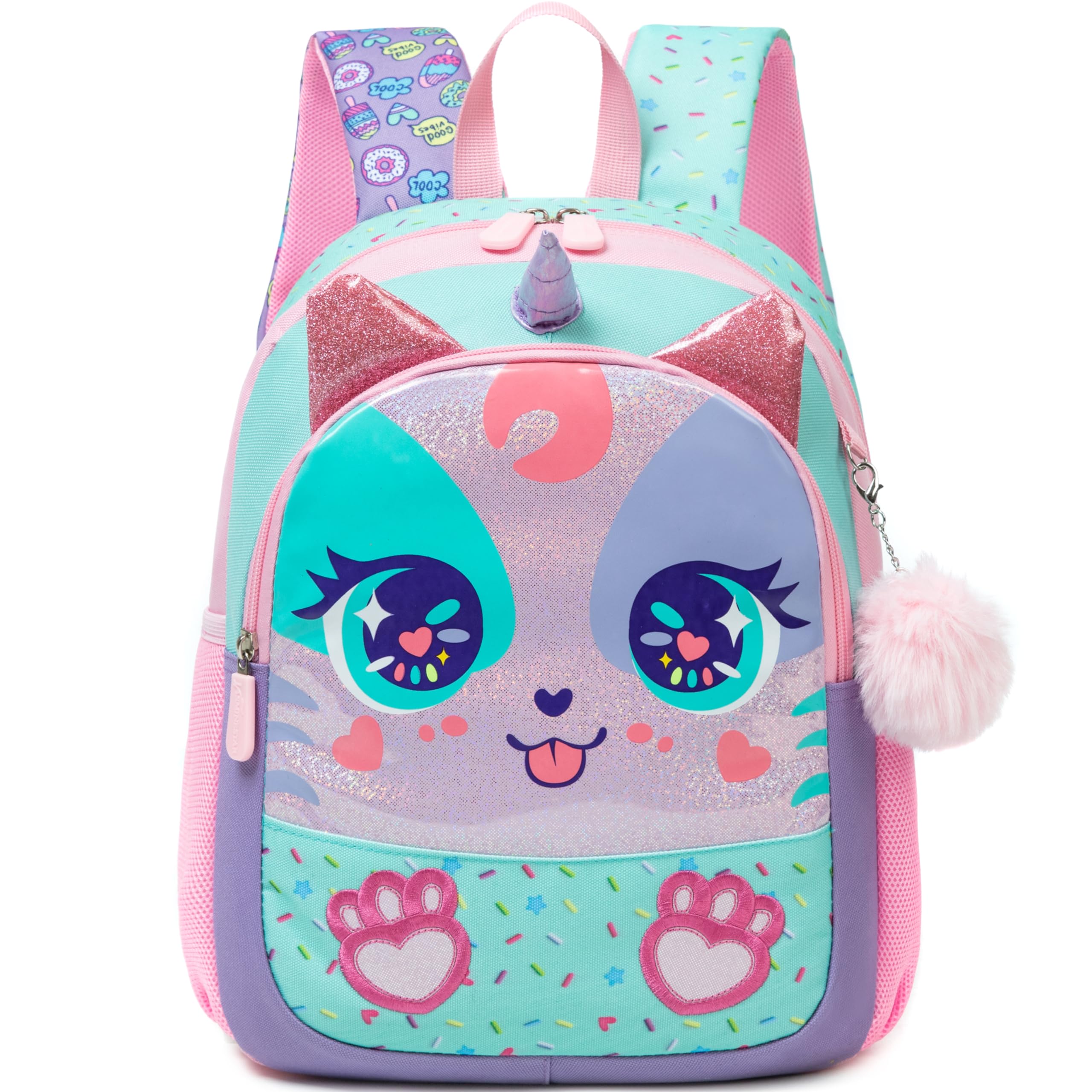 **Unicorn Toddler Backpack for Girls 2-4 Years - Cute Pink Preschool Backpack for Kindergarten & School Supplies - Perfect for Daycare, Travel & Daily Use**