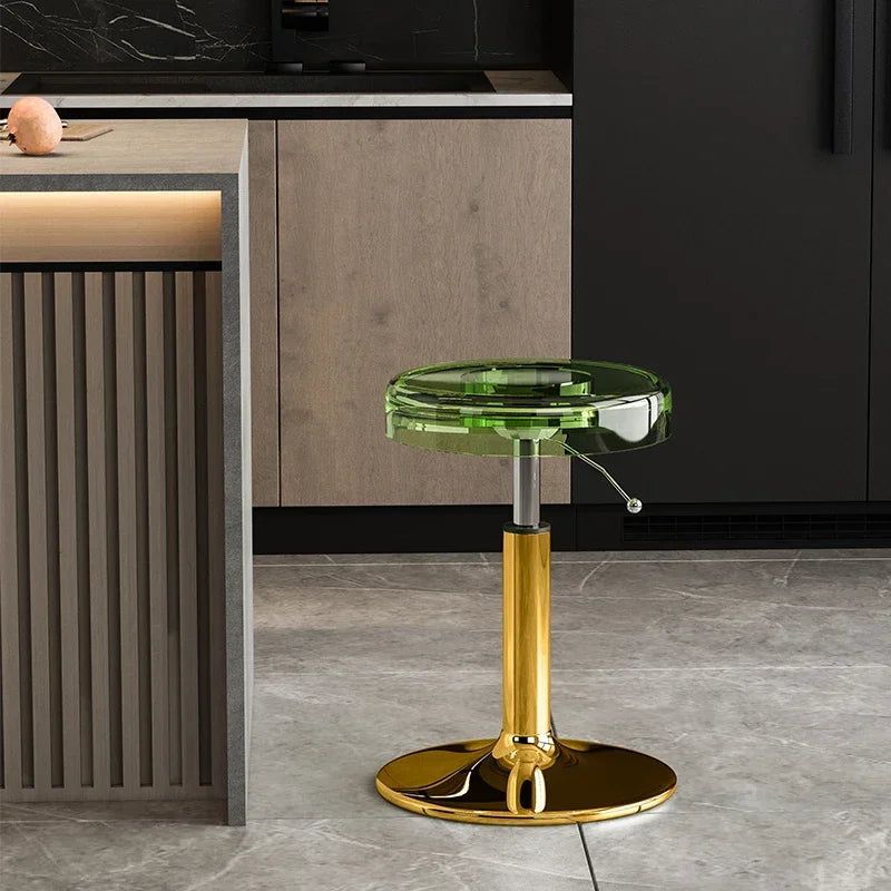 Premium Acrylic Kitchen Island Bar Stool - Modern High-End Counter Stool for Dining & Entertaining - Perfect for Home, Restaurant & Cafe Use