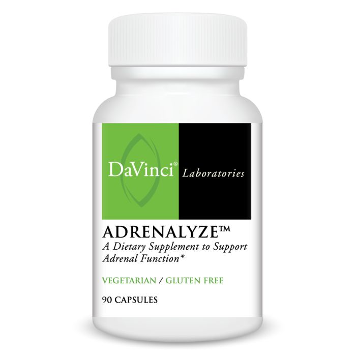 Davinci Labs AdrenaLyze™ Adrenal Support Supplement - 90 Capsules for Stress Relief & Energy Boost - Supports Healthy Cortisol Levels for Busy Professionals & Students