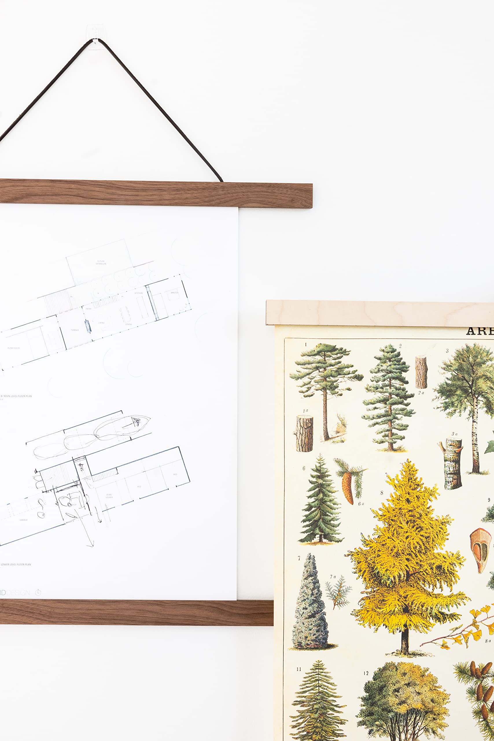 Magnetic Poster Hanger Frames 12x18 & 18x24 - Wall Art Display for Canvas & Tapestry - Easy Hanging Solution