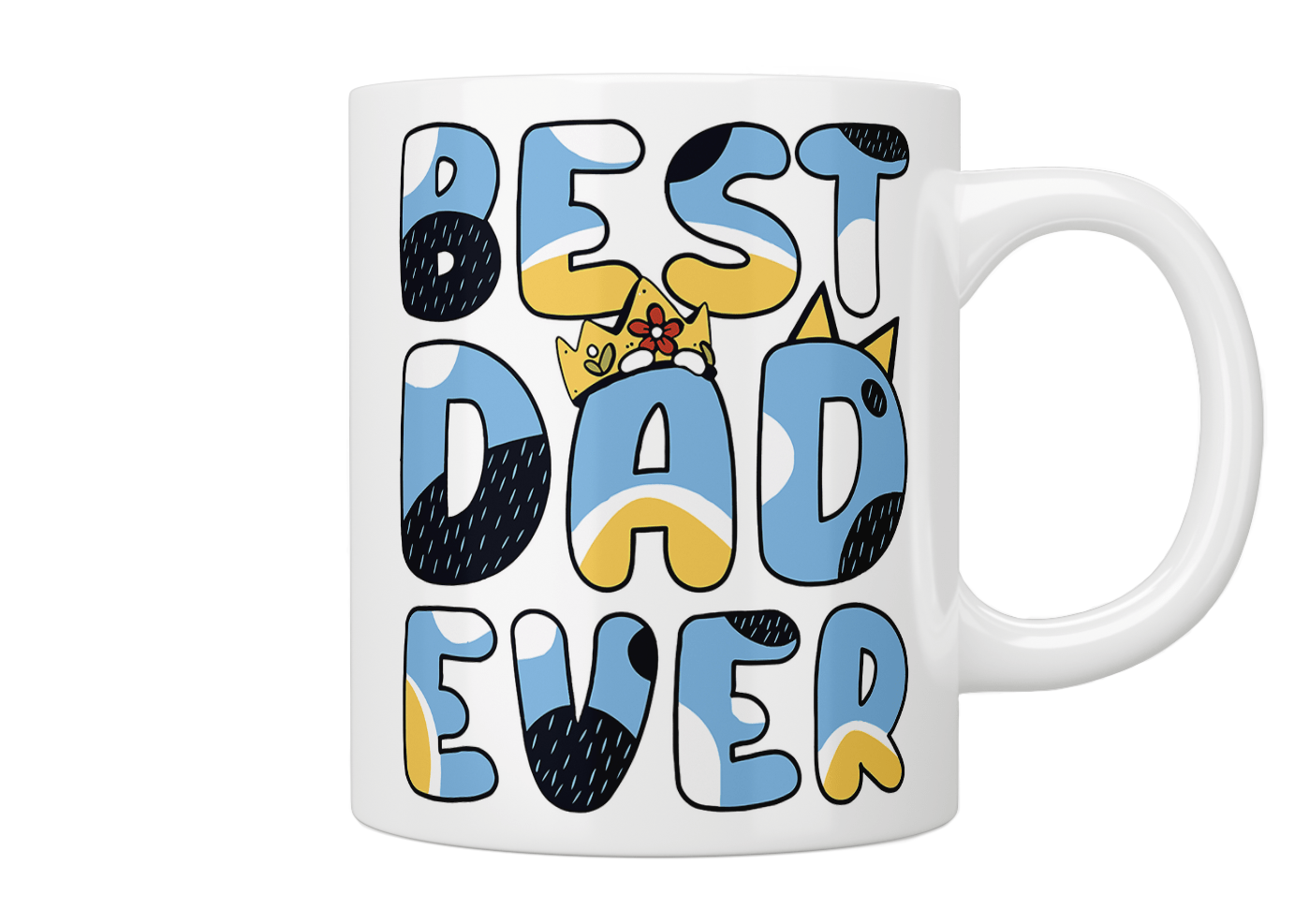 Bluey: Best Dad Ever - Heartwarming Father's Day Gift for Kids & Fans | Perfect for Playtime, Storytelling & Family Bonding