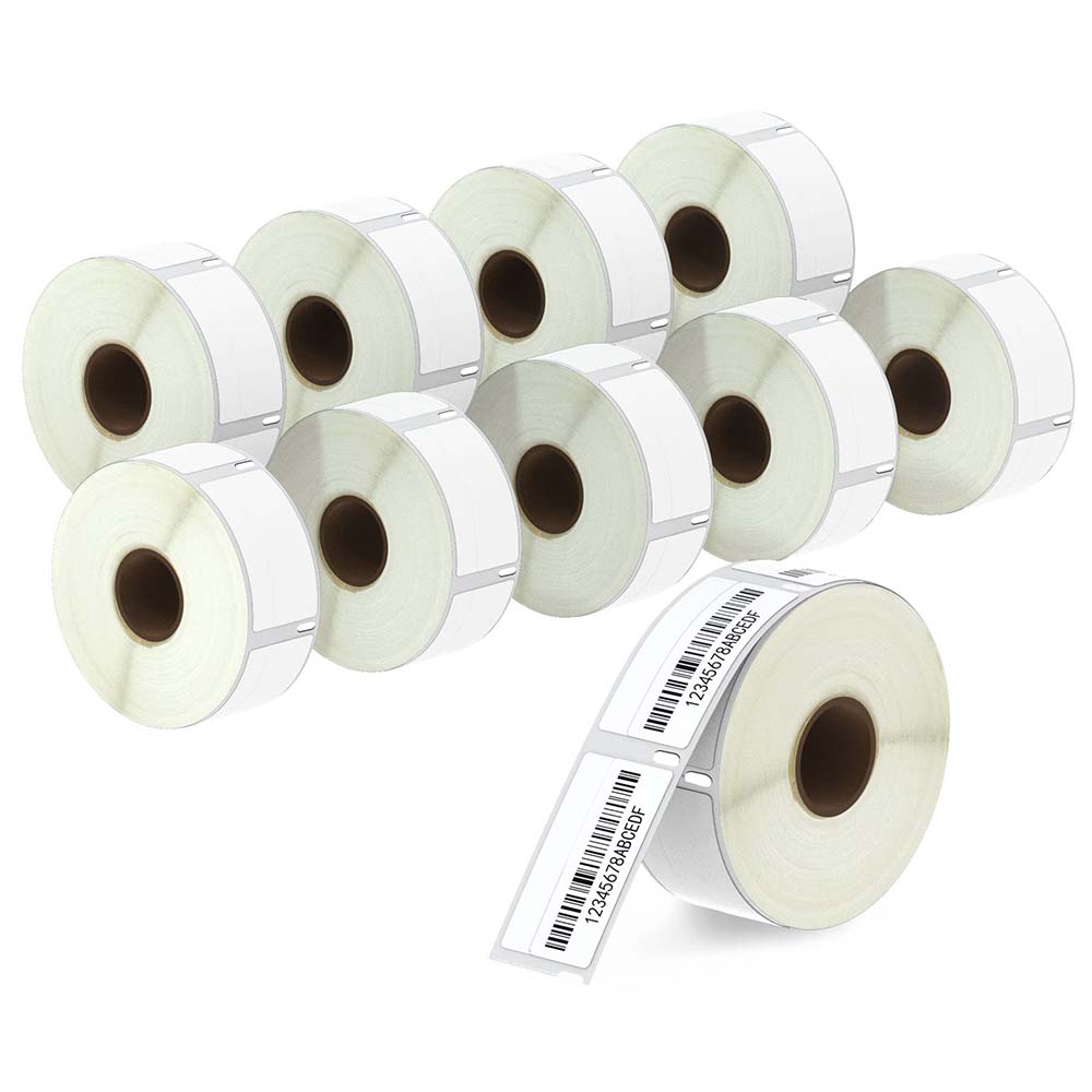 10-Pack Dymo 11355 SD11355 / S0722550 Compatible Thermal Labels 19mm x 51mm (500 Labels Per Roll) for Dymo LabelWriter - Perfect for Shipping, Address & Barcode Labels