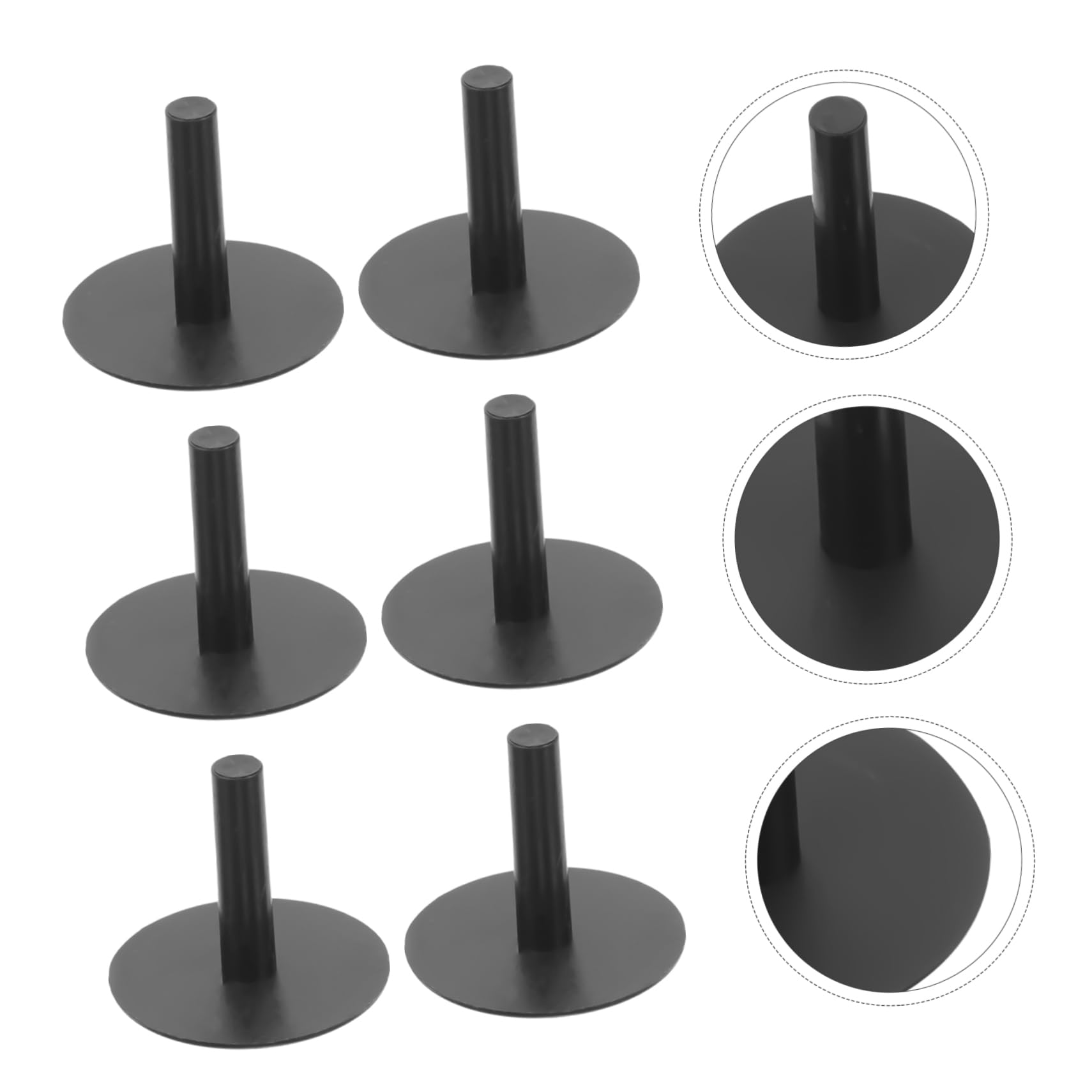 Hoement Car Dashboard Ornament Sticker - Universal Plastic Plug Mount Holder for Car Accessories - Perfect for Displaying Figurines, Air Fresheners & Phone Holders in Your Vehicle
