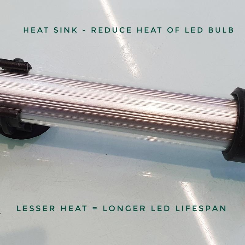 FROK Submersible LED White Light - 40 to 180cm Adjustable Underwater Lighting for Pools, Aquariums & Fountains | Energy Efficient & Waterproof Design