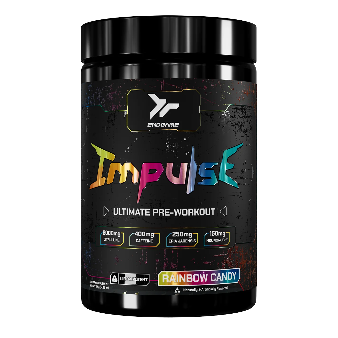 Endgame Impulse Pre Workout Powder 348g - Premium Energy & Focus Booster for Gym, Bodybuilding & Athletic Performance