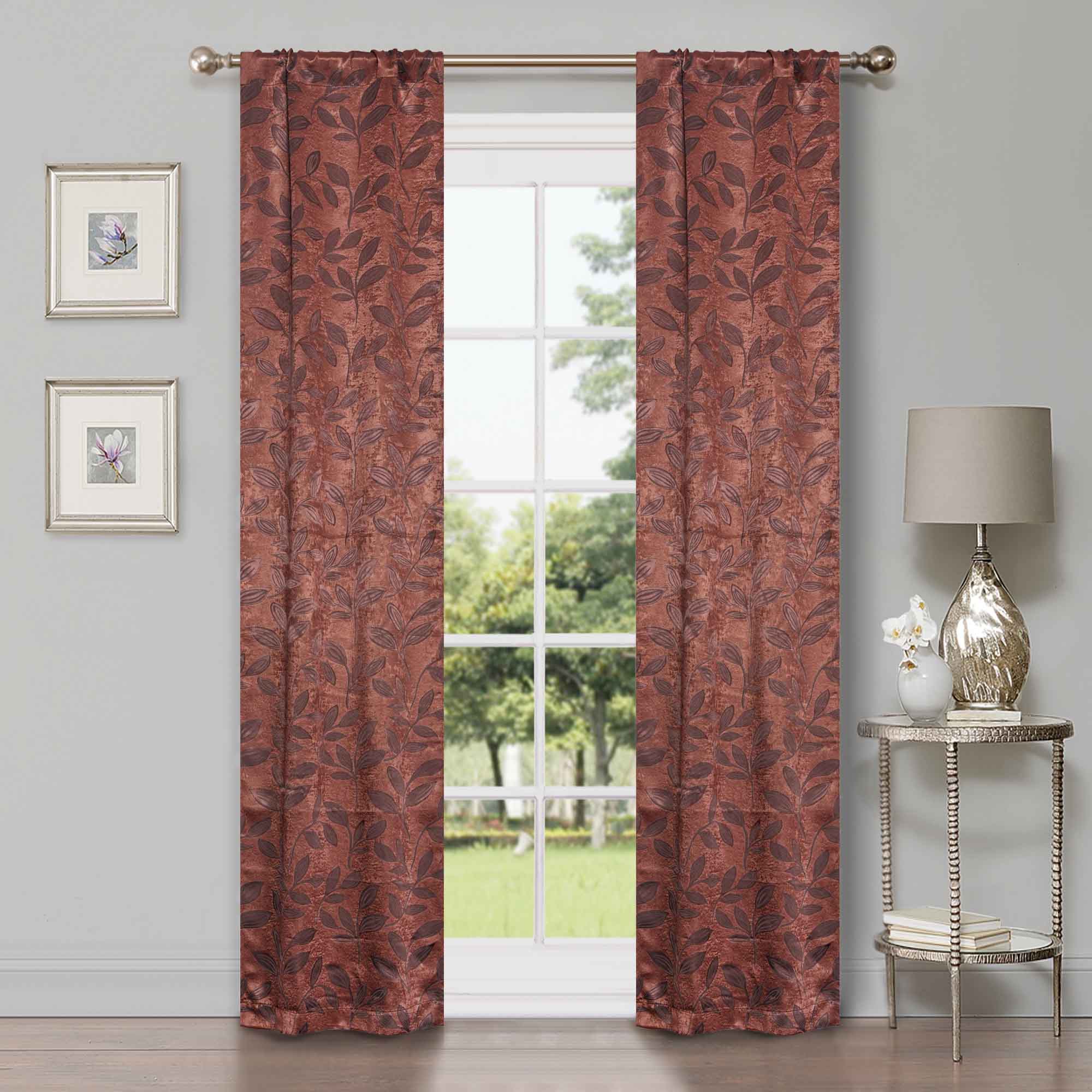 Blackout Curtains with Rod Pocket - Set of 2 Panels for Complete Room Darkening | Perfect for Bedrooms, Nurseries & Home Theater Light Blocking