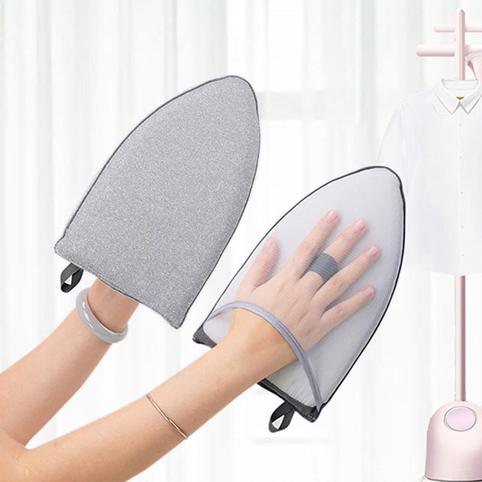 Adjustable Clothes Steamer Stand - Portable Garment Steamer Rack with Hanger for Wrinkle-Free Clothes | Perfect for Travel, Home, and Professional Use