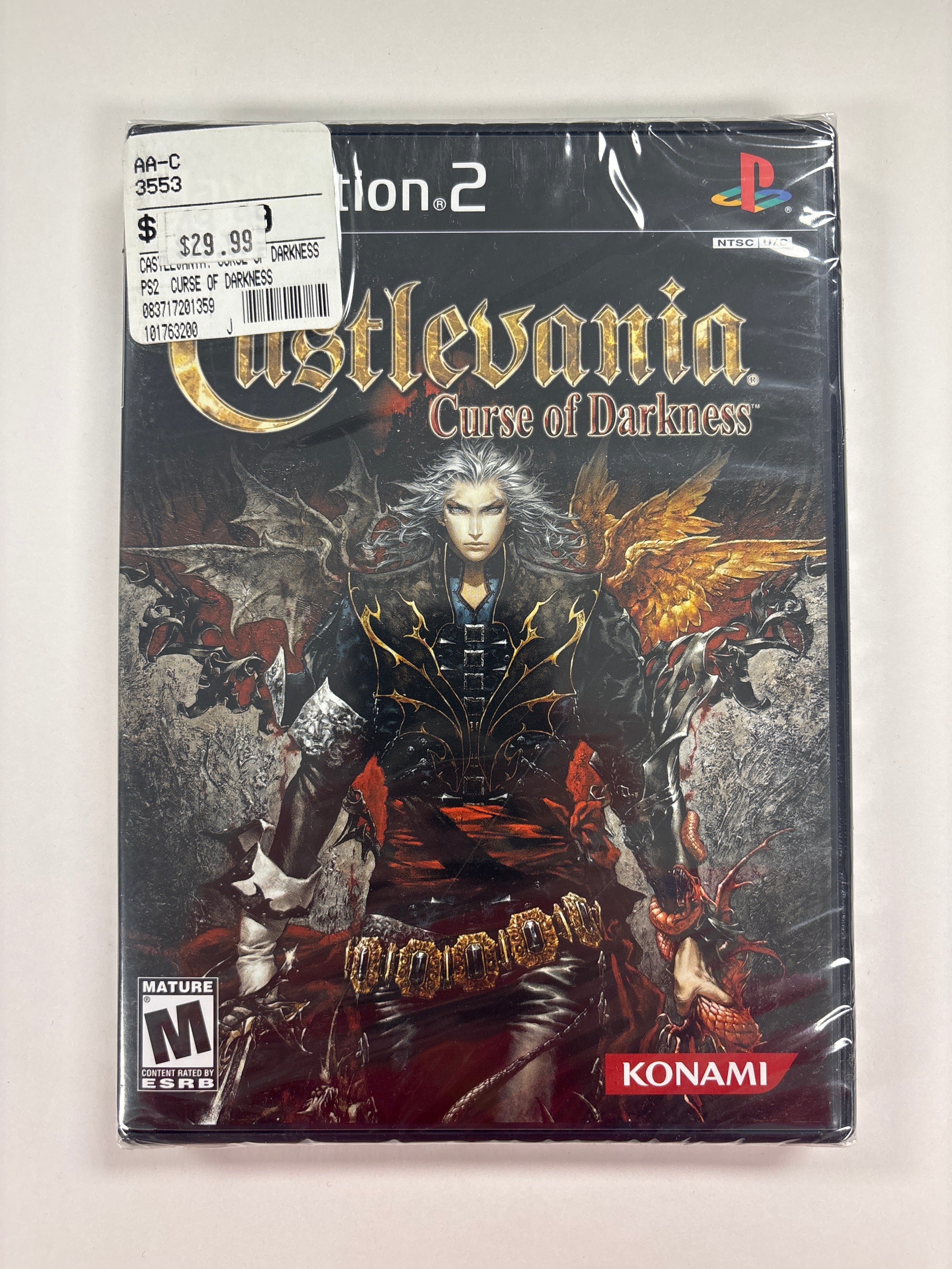 Castlevania: Curse of Darkness - PlayStation 2 (PS2) Game - Brand New & Factory Sealed - Perfect for Retro Gaming Collectors & Classic Horror Action Adventure Fans