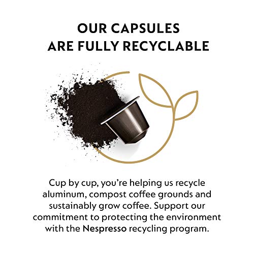 Nespresso OriginalLine Coffee Capsules - Roma Intenso Medium Roast (50 Count) | Compatible with Nespresso Original Machines | Perfect for Home Brewing & Office Coffee Breaks