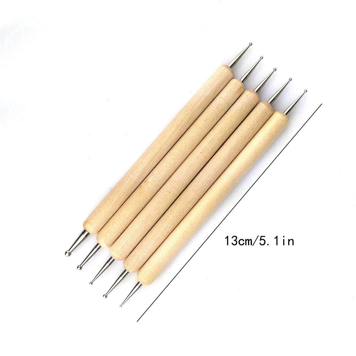 Premium Leather Craft Carving & Modeling Tool Set - 11-Piece Grooving, Embossing Spoon & Stylus Kit for Leather Pressing, Edge Skiving & Detailing | DIY Leatherworking, Belt Making, Wallet Crafting & More
