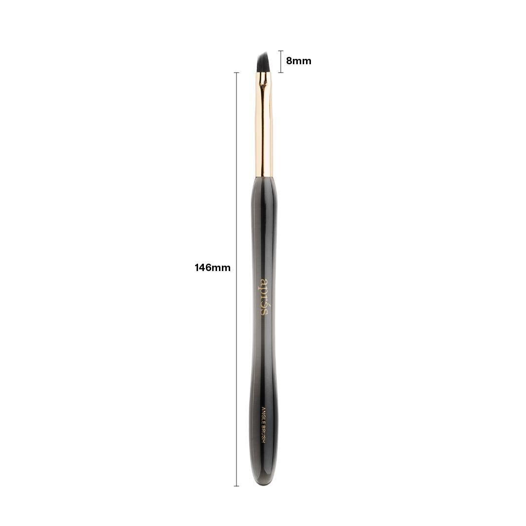 Apres 8mm Angle Brush - Professional Nail Art Brush for Gel & Acrylic Nails - Perfect for French Tips, Ombre & Detailing - Salon & Home Manicure Essential