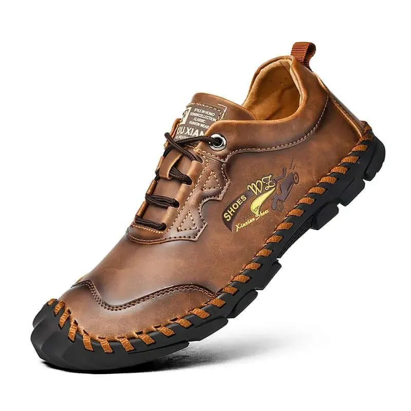 Stylish Basil Casual Leather Lace-Up Shoes for Men & Women - Comfortable Walking & Everyday Wear - Perfect for Office, Dating & Outdoor Activities