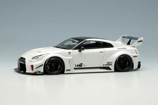1:43 Scale Nissan LB Silhouette Works GT 35GT RR TAS 2020 Diecast Model Car - Pearl White Finish | Collectible Racing Car for Display & Gift | Perfect for Car Enthusiasts & Model Collectors