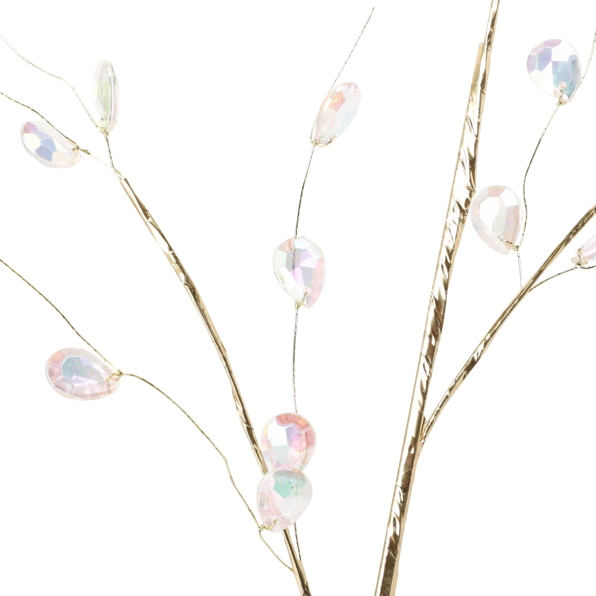Aurora Crystal Gold Artificial Plants - Elegant Home Decor for Living Room, Office & Wedding Centerpieces