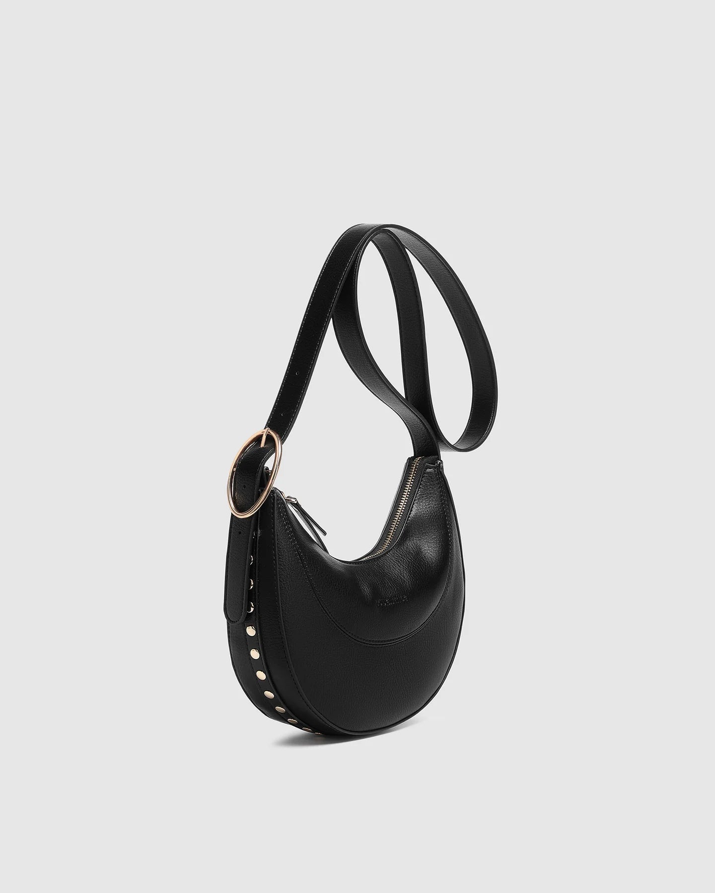 Louenhide Lane Crossbody Bag for Women - Stylish Black Leather Shoulder Purse - Perfect for Work, Travel & Everyday Use