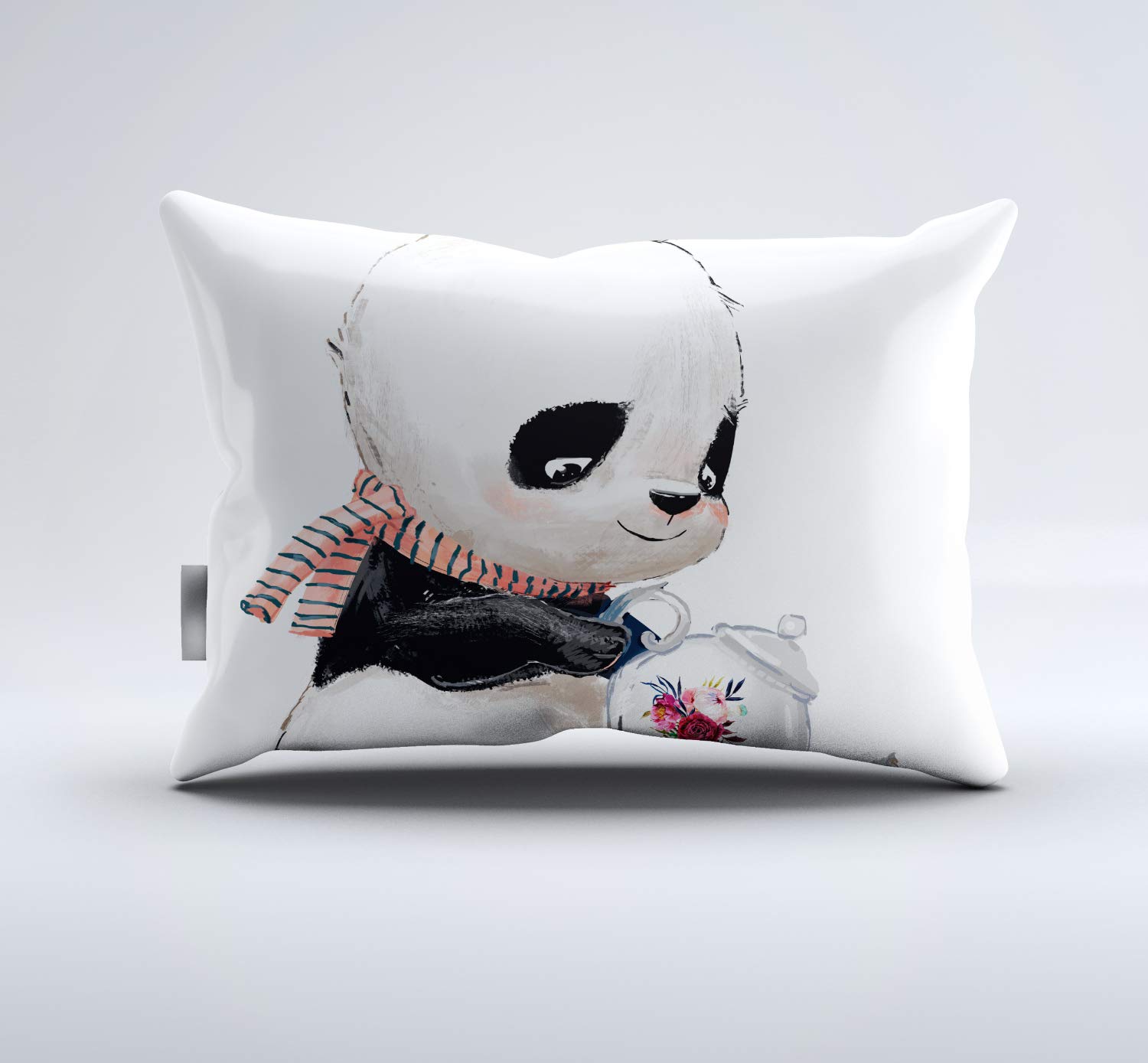 REALIN Panda Duvet Cover Set - Cute Panda Drinking Tea Design with Cosmic Planet Pattern | 2/3/4PC Microfiber Bedding Set Includes Quilt Cover, Sheets & Pillow Shams | Twin/Full/Queen/King Size | Perfect for Kids' Rooms, Themed Bedrooms & Cozy Home Decor