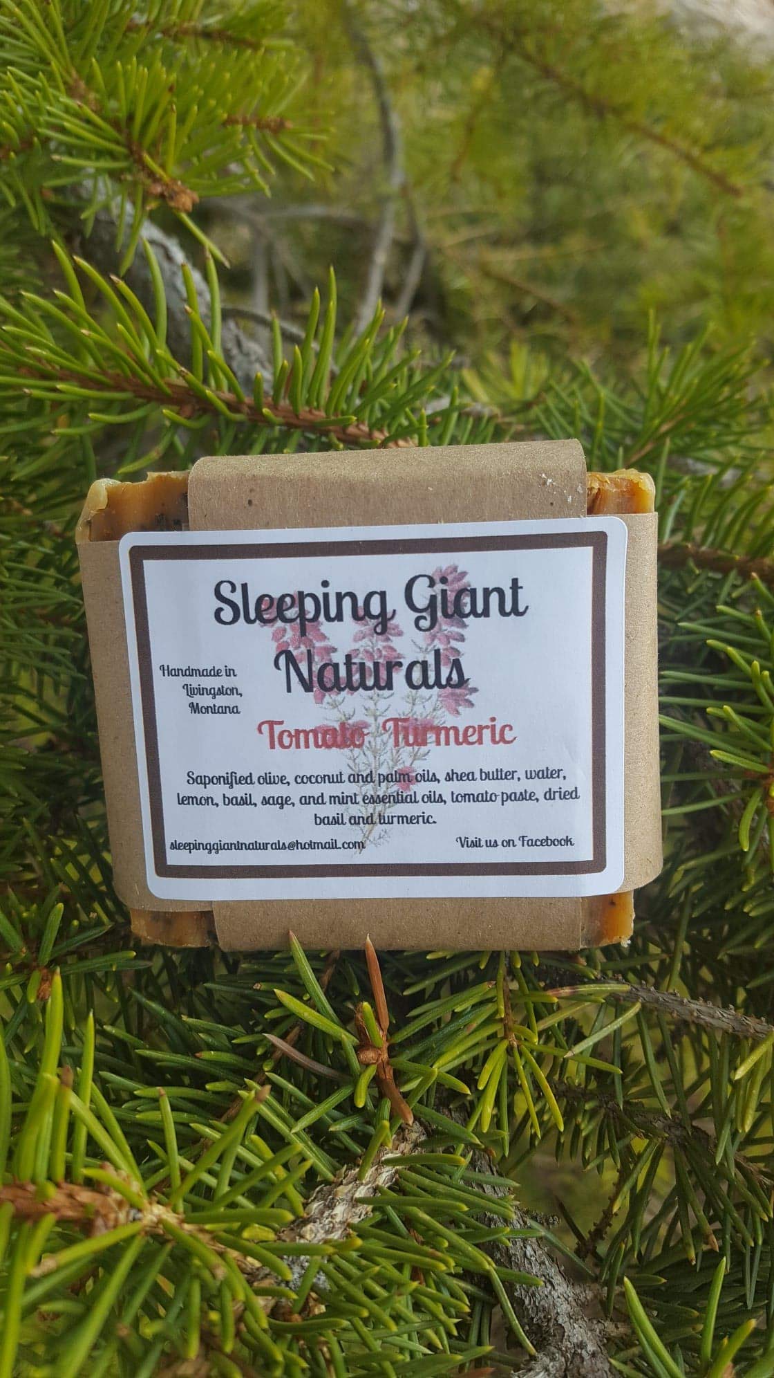 Organic Tomato Turmeric Soap for Clear Skin - Natural Face & Body Cleanser with Antioxidants - Perfect for Acne Treatment & Glowing Complexion - Ideal for Daily Skincare Routine