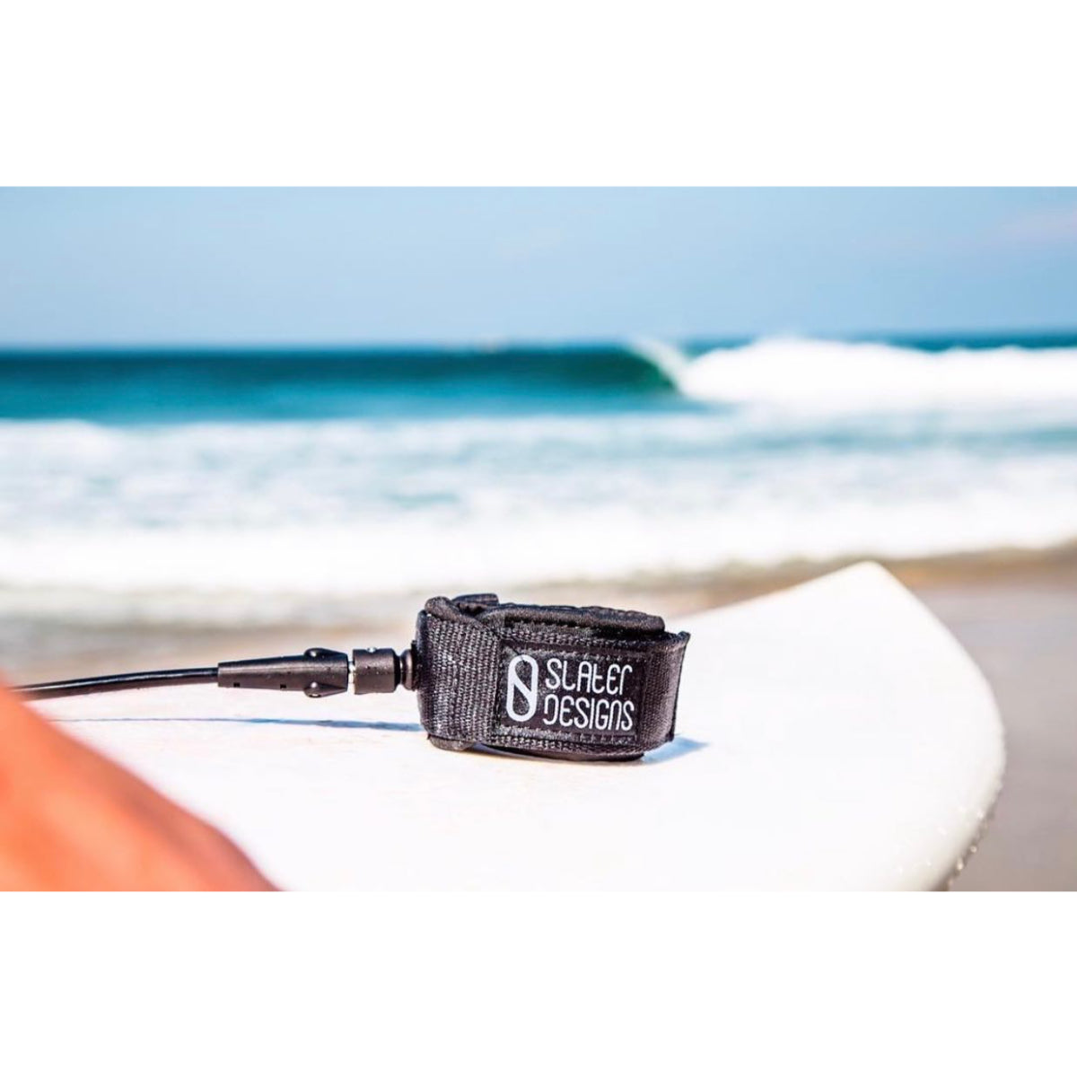 Slater Designs 7'0 Regular Surfboard Leash - Durable & Comfortable for Surfing, Paddleboarding & Water Sports