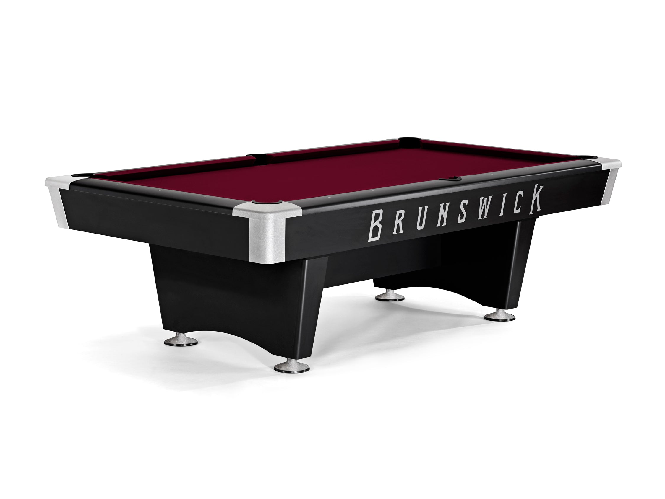 Brunswick Black Wolf 7-Foot Professional Pool Table for Home Game Room, Bar & Billiards Club | Premium Slate Bed Pool Table with Tournament Quality Play