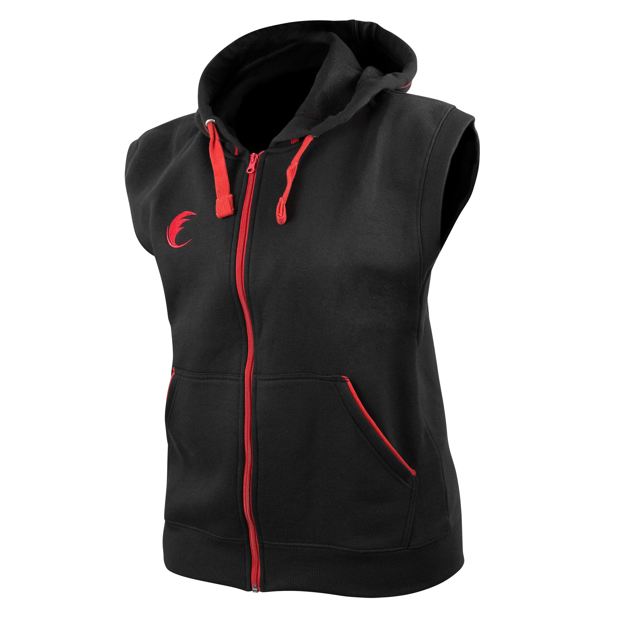 Custom Logo Sleeveless Hoodie for Men & Women - Breathable Workout Hooded Vest for Gym, Running & Outdoor Activities