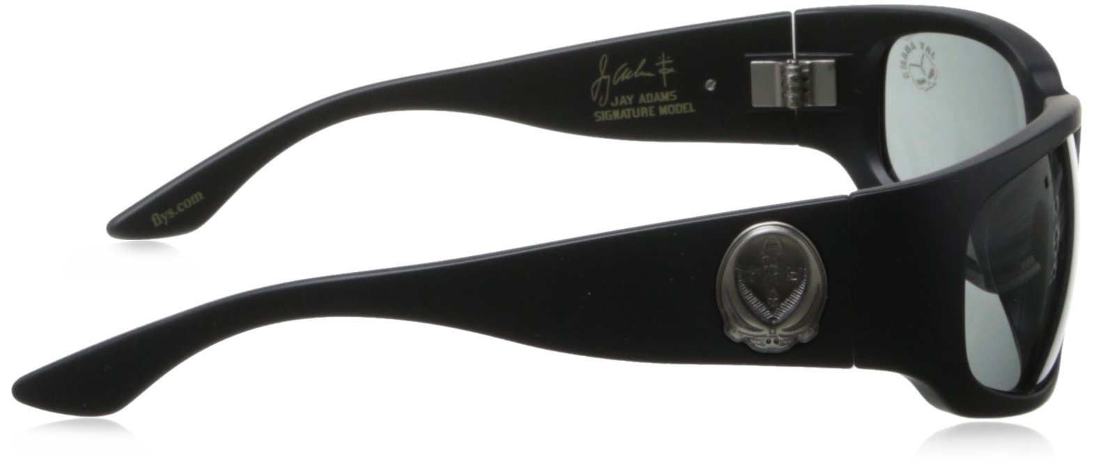 Black Flys Skater Fly Wrap Sunglasses - Polarized UV Protection for Men & Women - Perfect for Skateboarding, Cycling, and Outdoor Sports